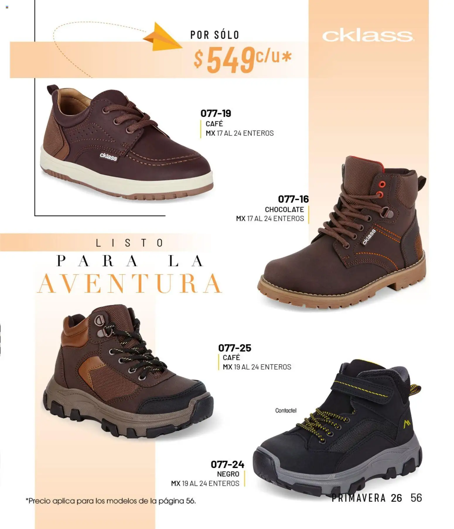 Nuevas ofertas de Cklass válidas en toda la República Mexicana desde el 02.01.2026. ¡Encuentra las mejores ofertas en Cklass catálogo Casuales! | Página: 57 | Productos: Café, Chocolate