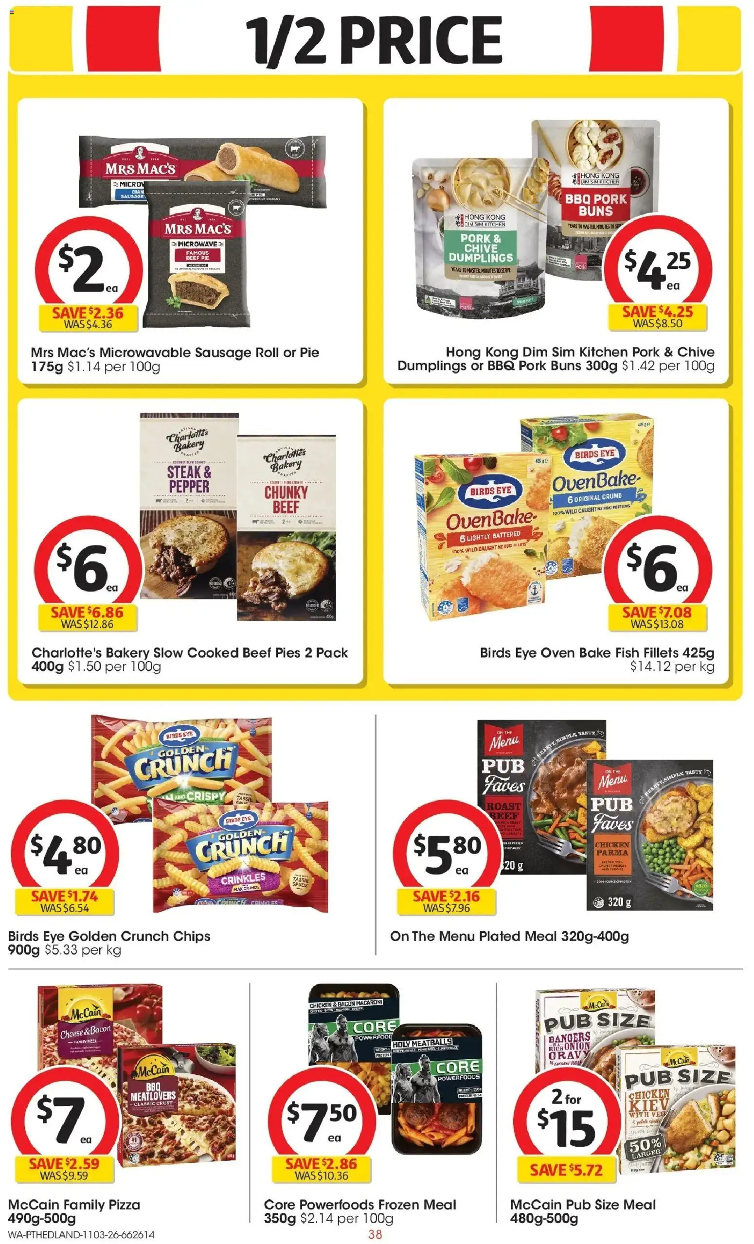 Coles catalogue - valid from 11.03.2026 | Page: 38 | Products: Pork, Pepper, Oven, Bakery