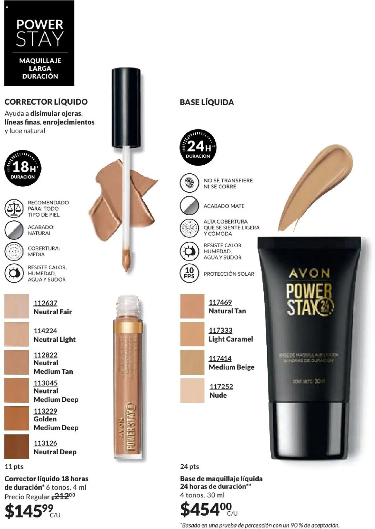Nuevas ofertas de AVON válidas en toda la República Mexicana desde el 17.03.2025. ¡Encuentra las mejores ofertas en AVON campaña 7 2025! | Página: 56 | Productos: Base de maquillaje, Agua, Mate, Maquillaje