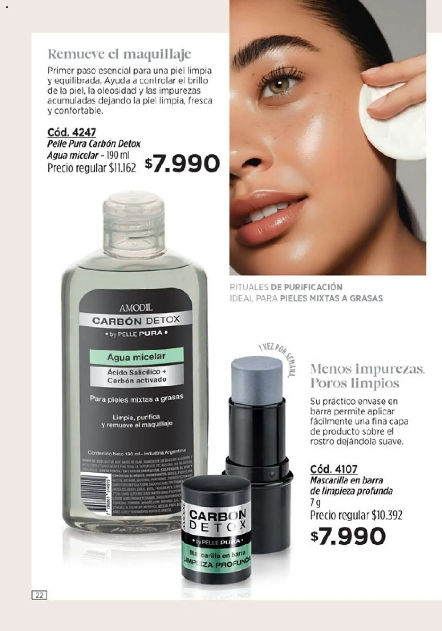 modil - Campaña 7 │ válido desde el 20.03.2026 | Página: 22 | Productos: Mascarilla, Sobre, Maquillaje, Brillo