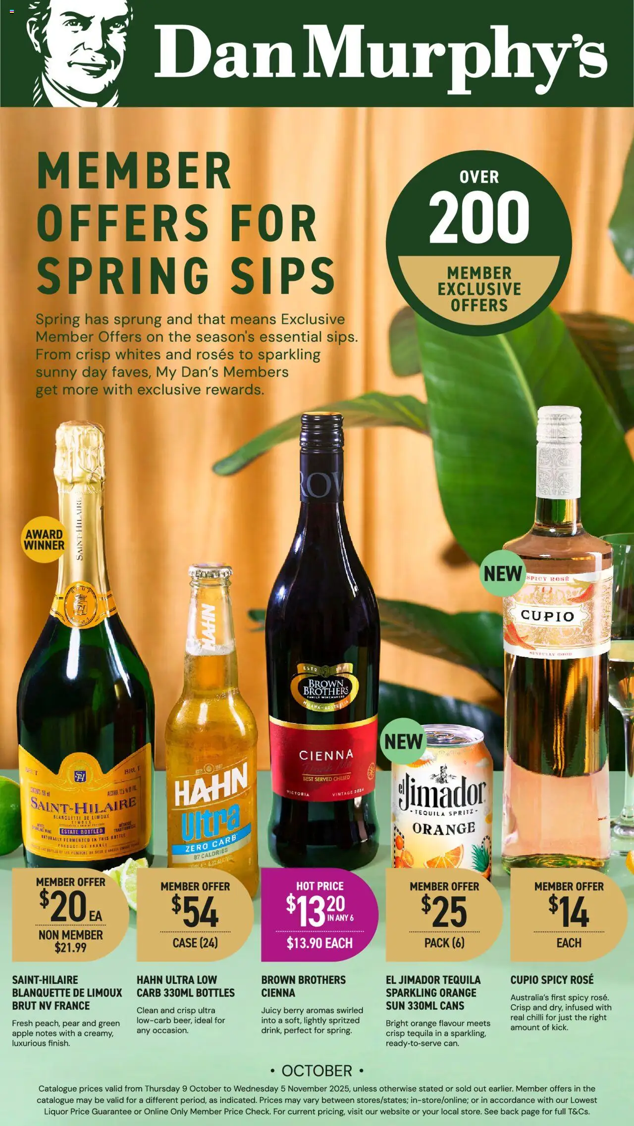 Dan Murphy's catalogue - valid from 09.10.2025 | Page: 1 | Products: Chilli, Pear, Case