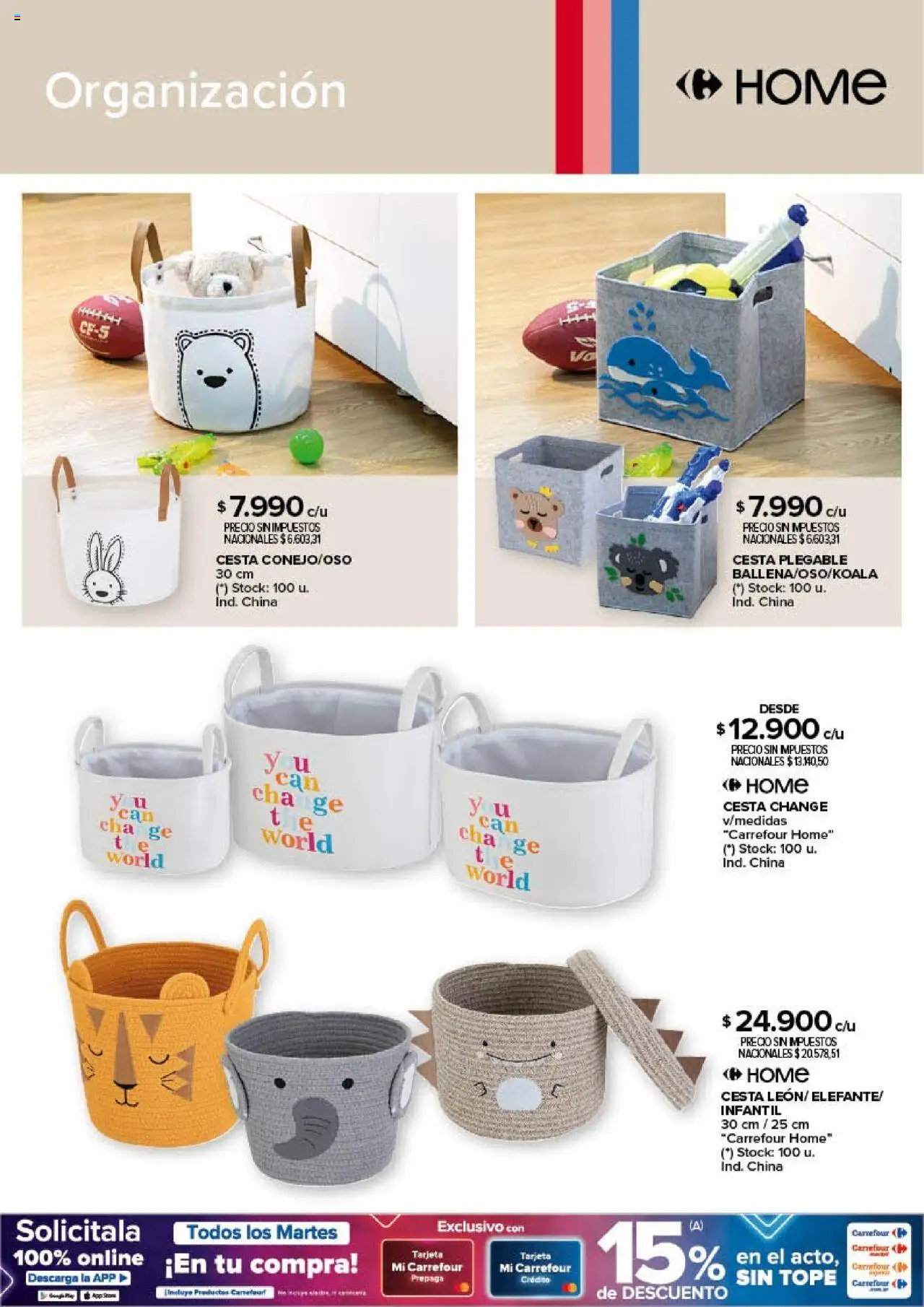 Carrefour - Deco Hogar │ válido desde el 06.06.2025 | Página: 21 | Productos: Cesta