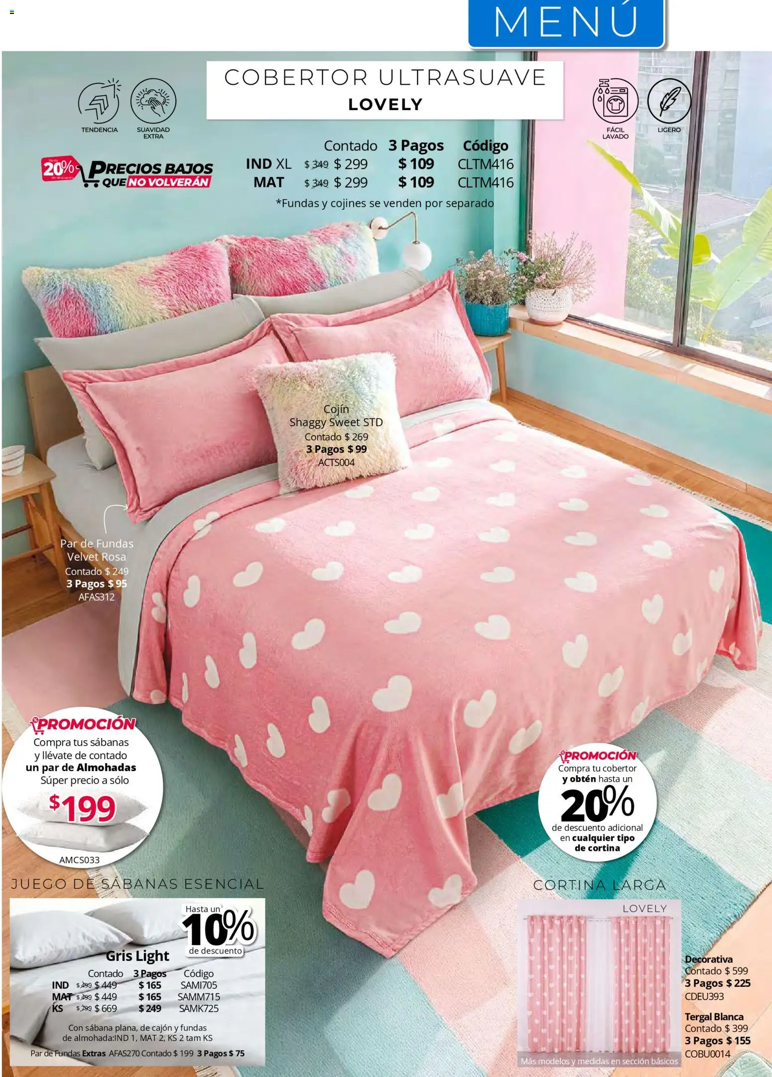 Nuevas ofertas de Colchas Concord válidas en toda la República Mexicana desde el 01.05.2026. ¡Encuentra las mejores ofertas en Colchas Concord catálogo! | Página: 250 | Productos: Cobertor, Juego, Sabanas