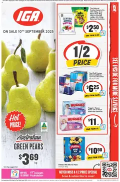 Preview of IGA Catalogue SA - valid from 10.09.2025