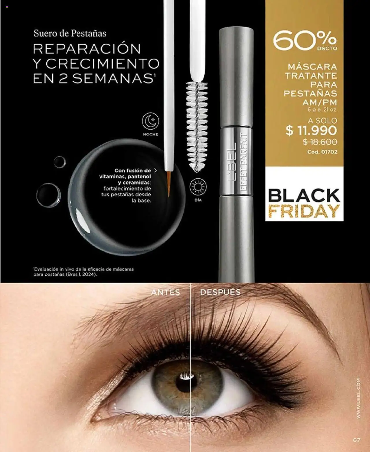 Catálogo L'Bel Campaña 17 │ válido desde el 14.10.2025 | Página: 67 | Productos: Máscara