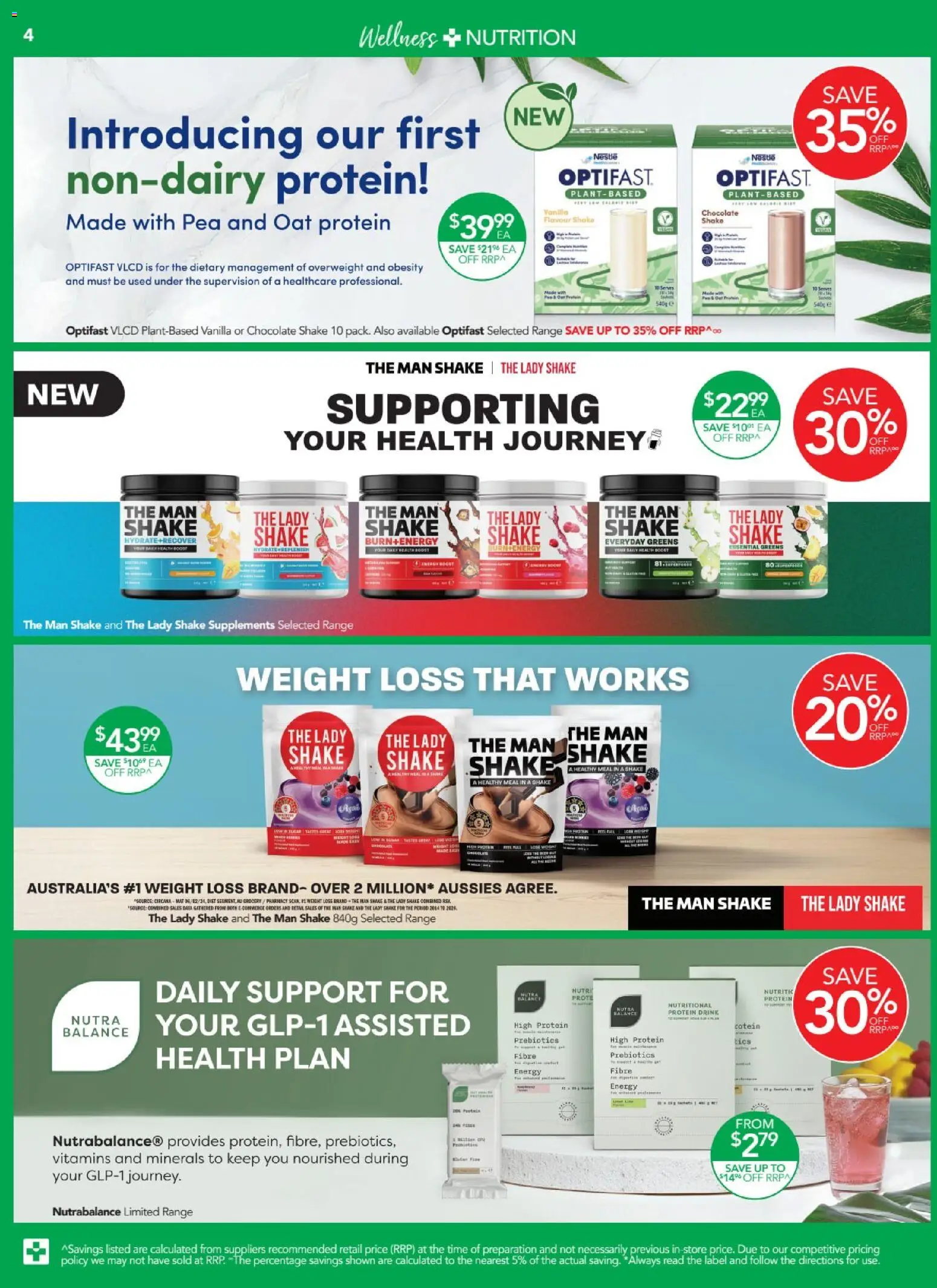 Terry White catalogue - valid from 22.01.2026 | Page: 4 | Products: Chocolate, Greens, Pea, Weight loss