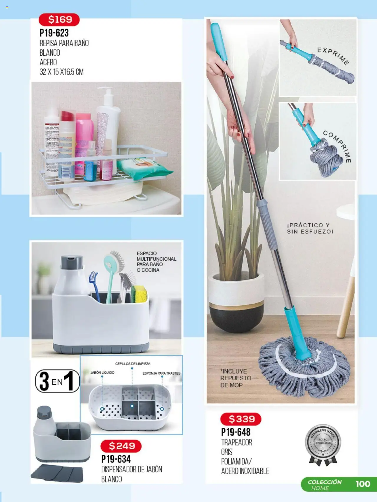 Nuevas ofertas de Cklass válidas en toda la República Mexicana desde el 15.08.2025. ¡Encuentra las mejores ofertas en Cklass - Catálogo Urban Week! | Página: 162 | Productos: Esponja, Trapeador, Cocina, Baño