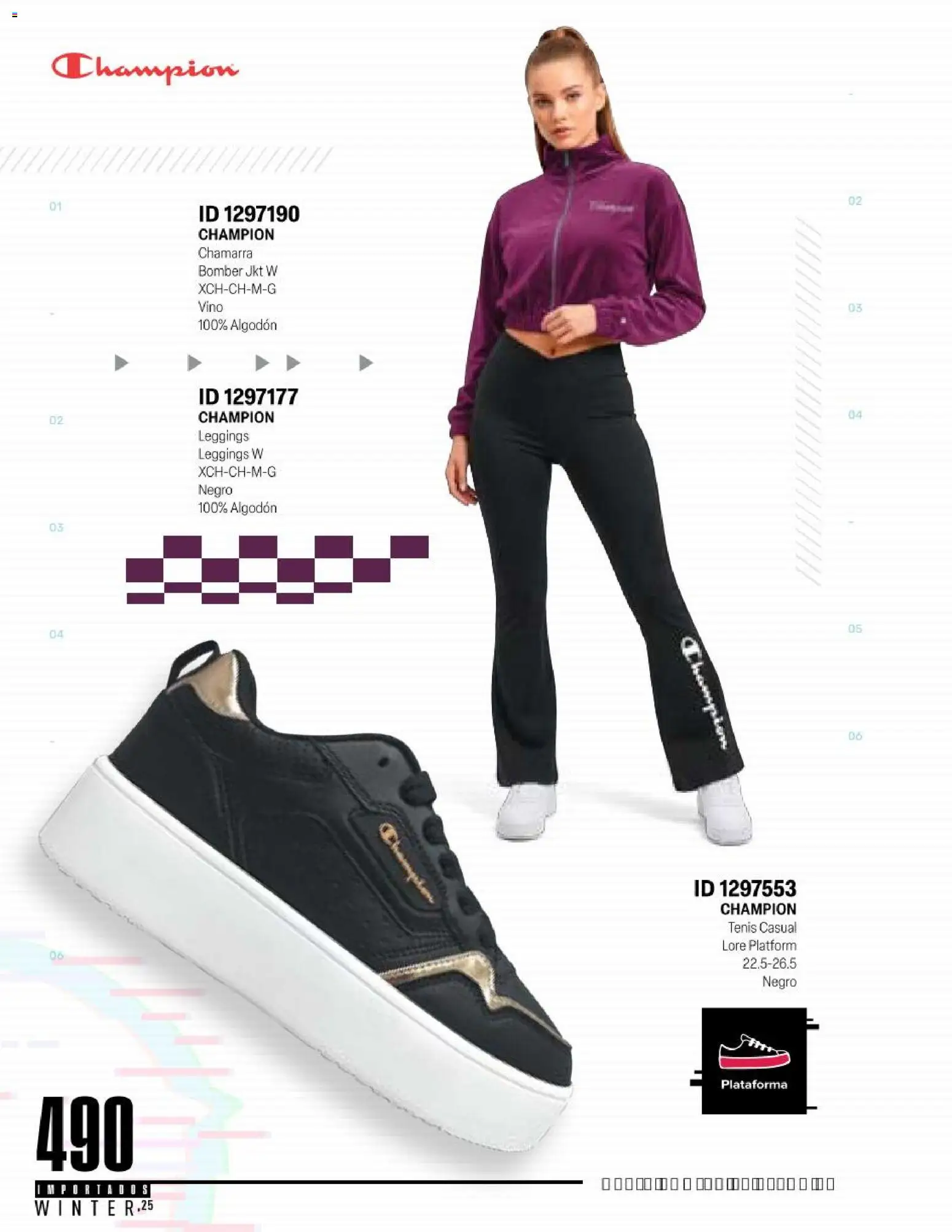 Nuevas ofertas de Price Shoes válidas en toda la República Mexicana desde el 11.11.2025. ¡Encuentra las mejores ofertas en Price Shoes catálogo Importados Winter 2025  ! | Página: 490 | Productos: Tenis, Chamarra, Algodón, Vino