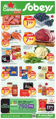 Sobeys flyer valid from 14.08.2025 | Page: 1