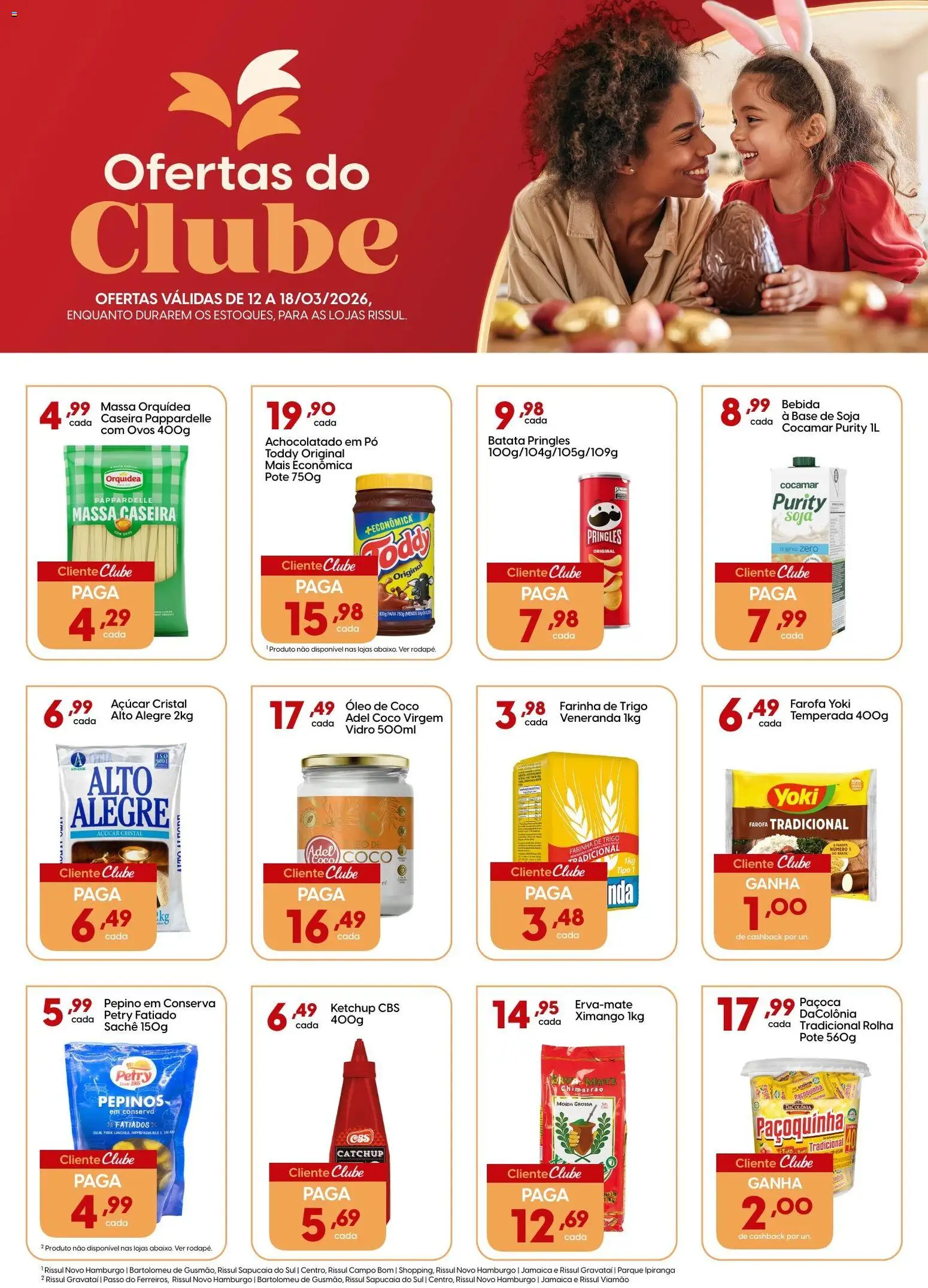 Rissul Folheto - válido de 12.03.2026 | Página: 1 | Produtos: Coco, Farinha de trigo, Ovos, Pepinos