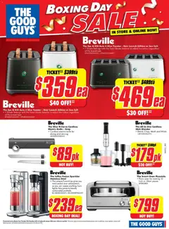 Preview of The Good Guys Boxing Day Sale - Breville - valid from 24.12.2025 | Page: 3