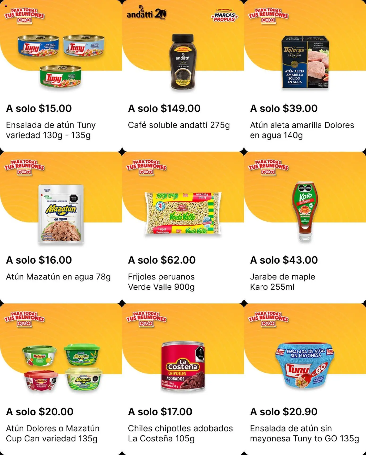 Nuevas ofertas de OXXO válidas en toda la República Mexicana desde el 16.10.2025. ¡Encuentra las mejores ofertas en OXXO folleto! | Página: 3 | Productos: Atún, Agua, Café, Ensalada