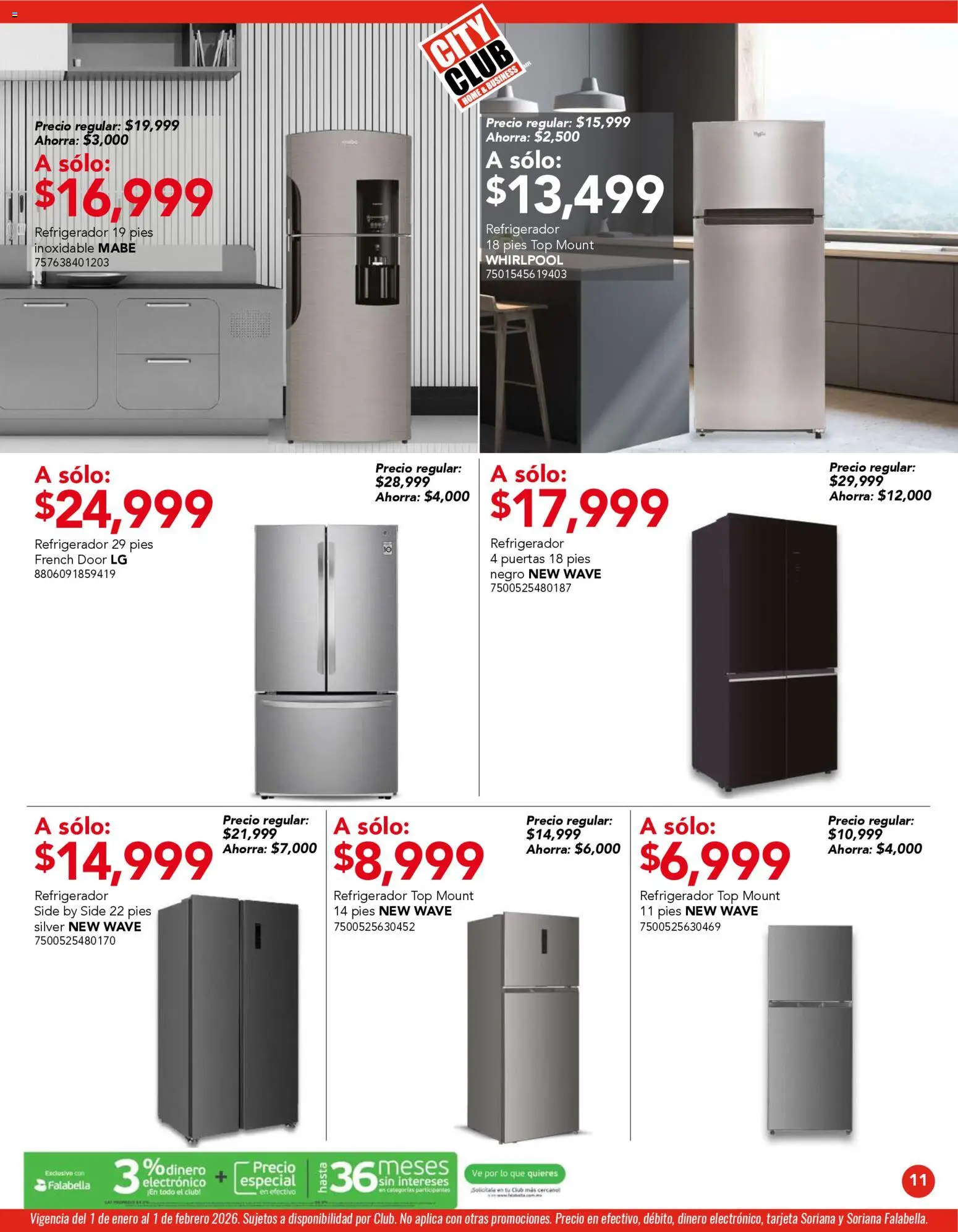 Nuevas ofertas de City Club válidas en toda la República Mexicana desde el 01.01.2026. ¡Encuentra las mejores ofertas en City Club catálogo! | Página: 11