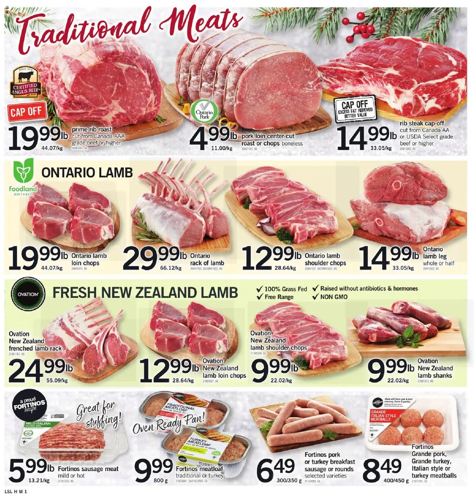 Loblaws flyer valid from 11.12.2025 | Page: 4 | Products: Cap, Turkey, Oven, Pork