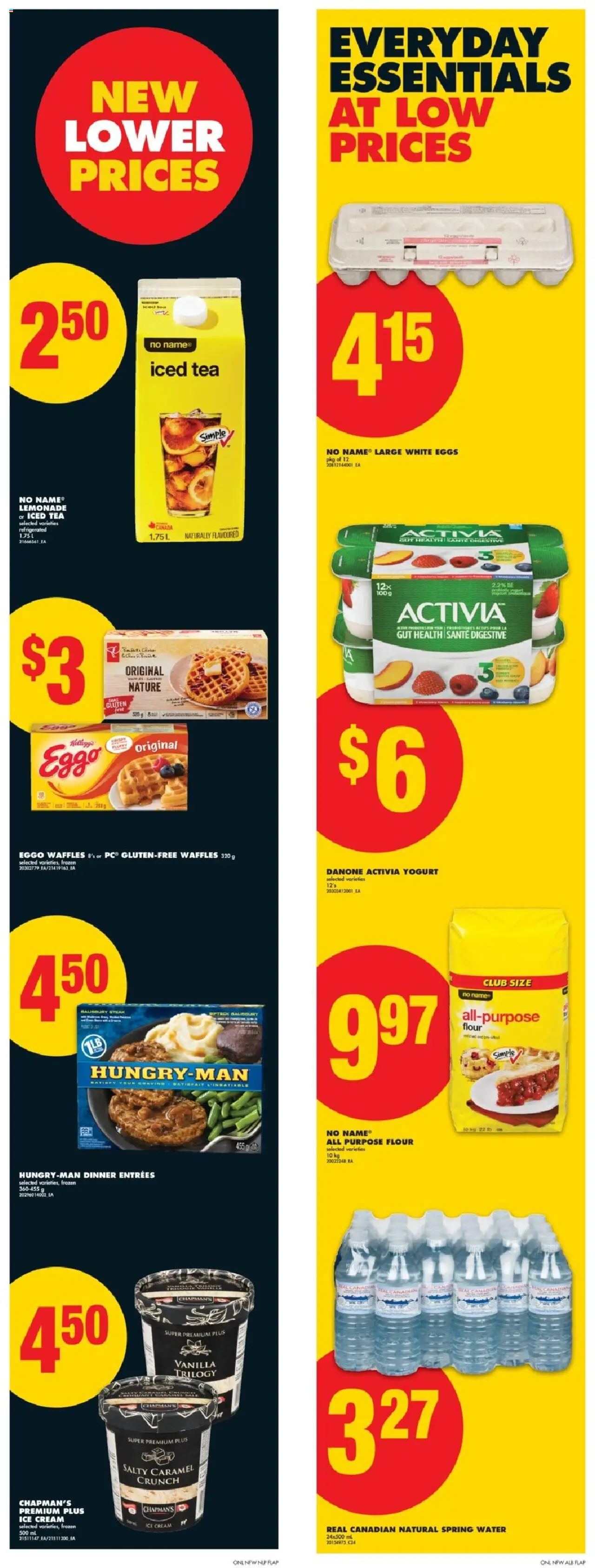 No Frills flyer valid from 21.08.2025 | Page: 7 | Products: Tea, Ice cream, Yogurt, Eggs