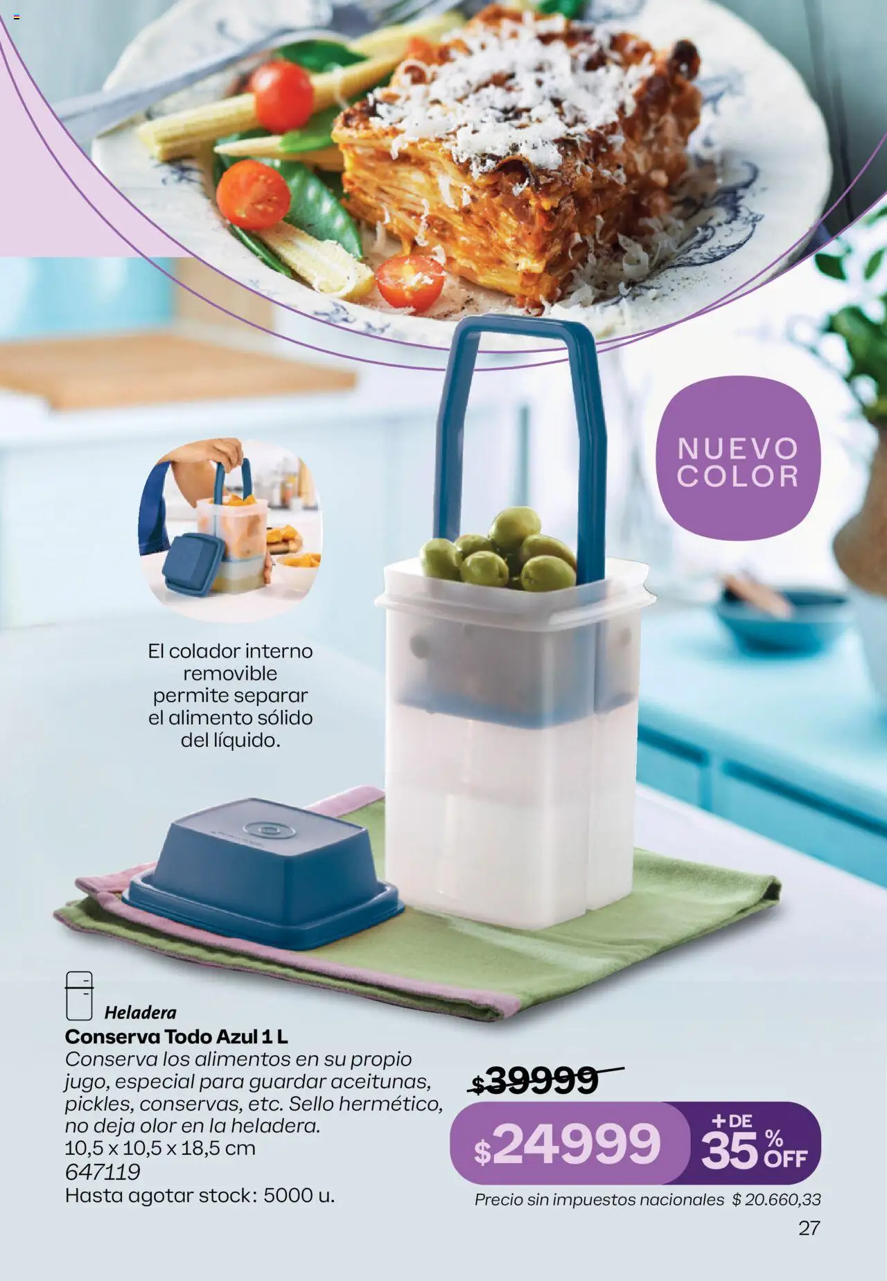 Tupperware Folleto │ válido desde el 16.06.2025 | Página: 28 | Productos: Colador, Heladera