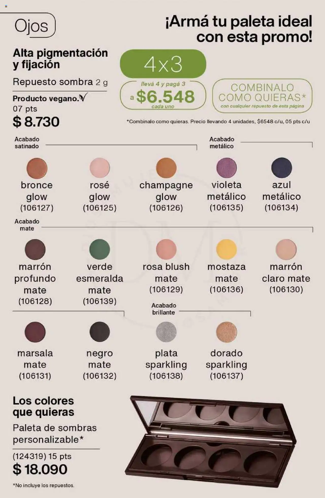 Catálogo Natura Ciclo 6 │ válido desde el 03.04.2025 | Página: 88 | Productos: Mate, Mostaza, Sombra, Paleta