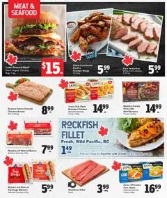 Quality Foods flyer valid from 31.07.2025 | Page: 5 | Products: Fish, Beef, Chicken wings, Chicken