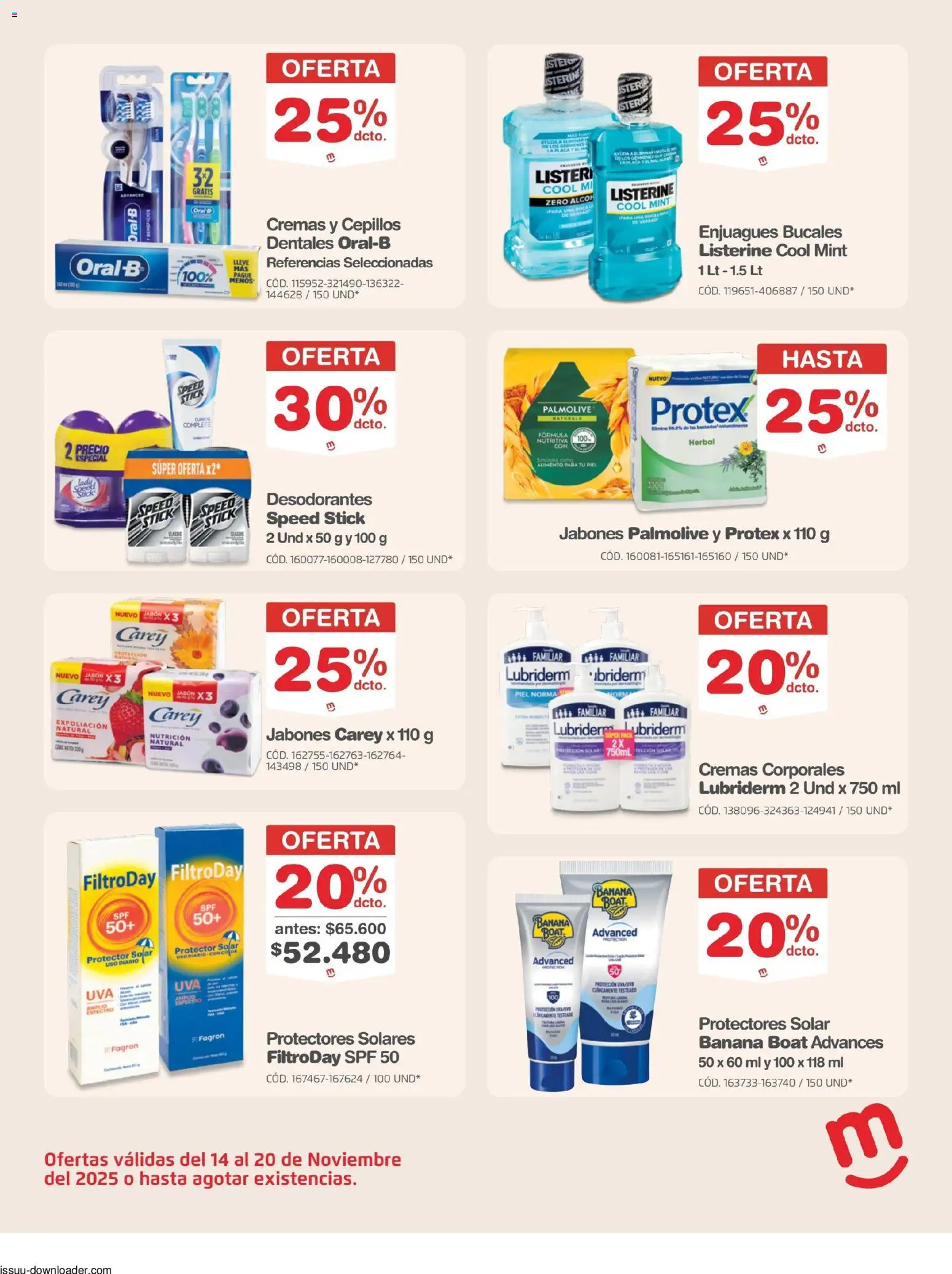 Makro revista - valida desde el 14.11.2025 | Página: 26 | Productos: Protector solar, Jabón