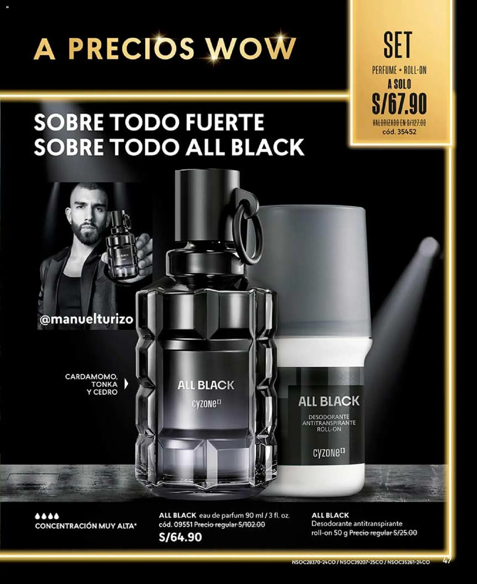 Catálogo CyZone válido desde 04.04.2026 | Página: 47 | Productos: Desodorante, Antitranspirante, Perfume