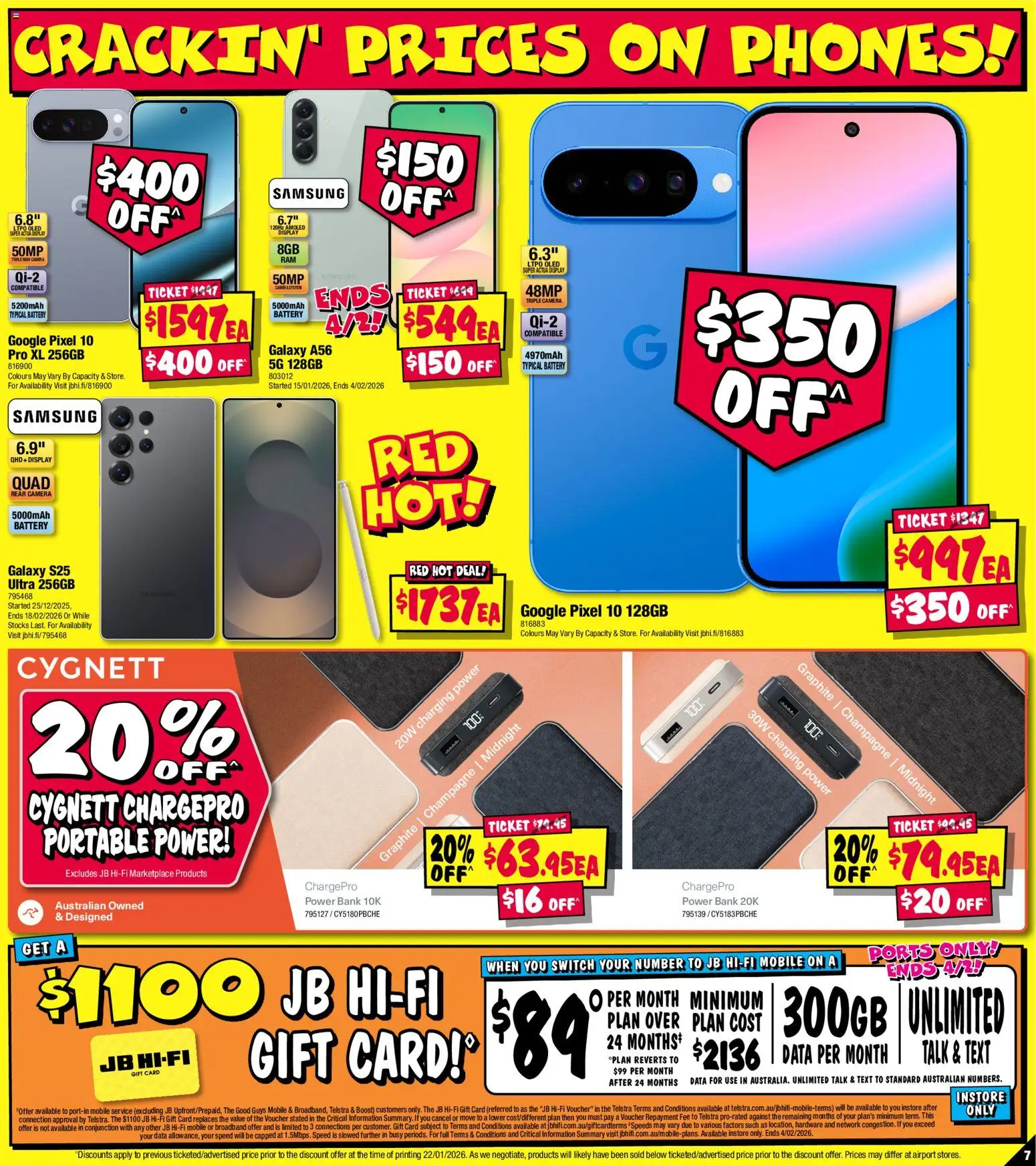 JB Hi-Fi catalogue - valid from 29.01.2026 | Page: 7 | Products: Battery, Camera, Portable, Mobile