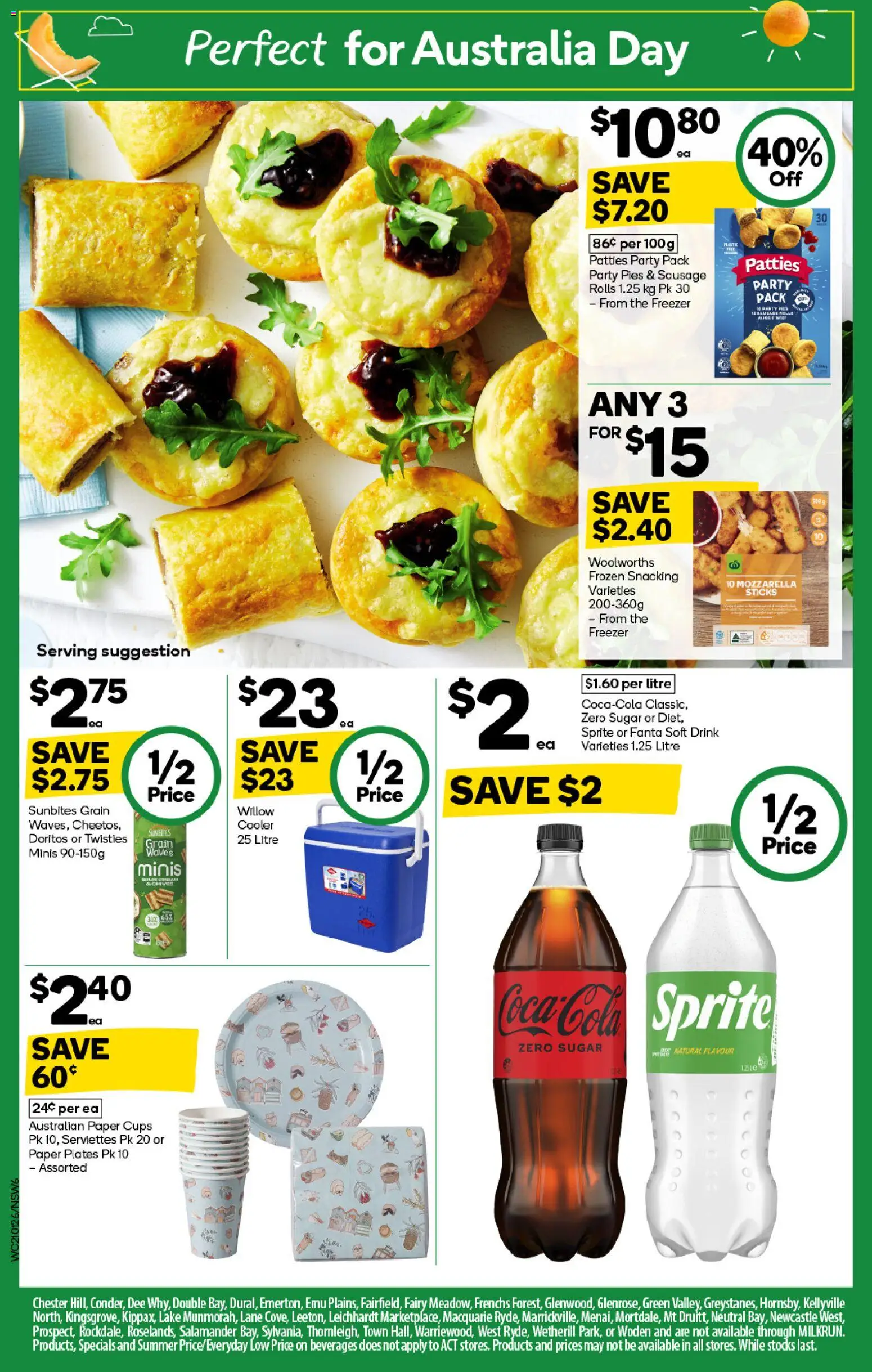 Woolworths catalogue - valid from 21.01.2026 | Page: 6 | Products: Cups, Sugar, Sausage, Freezer