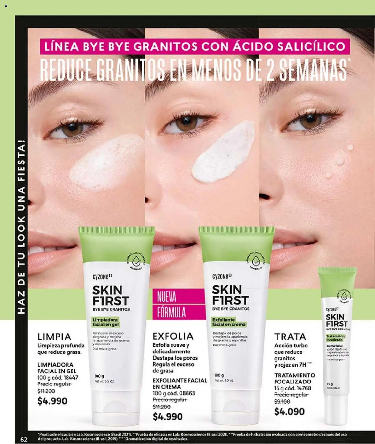 Catálogo CyZone Campaña 4 │ válido desde el 15.02.2026 | Página: 62 | Productos: Exfoliante facial, Crema