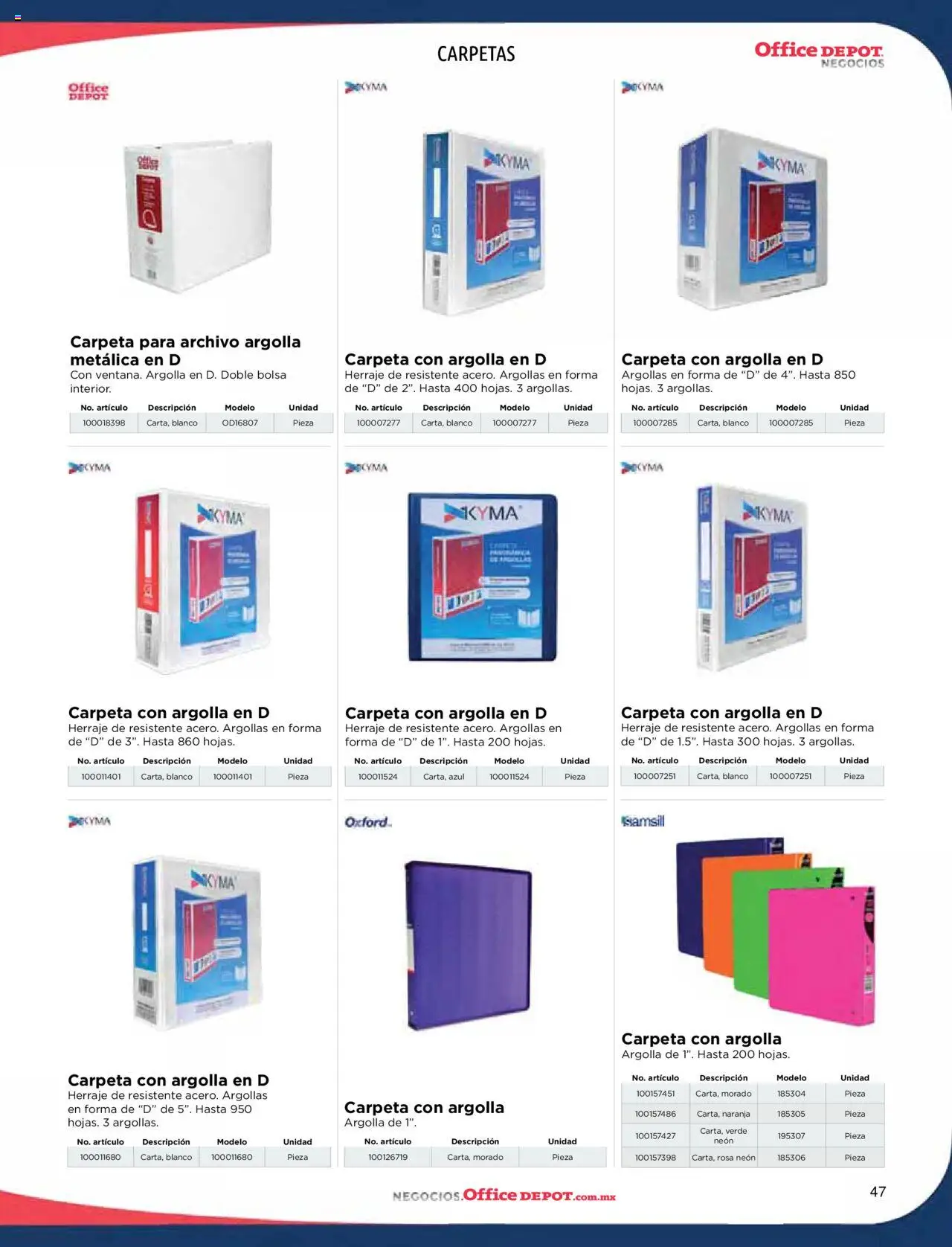 Nuevas ofertas de Office Depot válidas en toda la República Mexicana desde el 09.01.2025. ¡Encuentra las mejores ofertas en Office Depot catálogo 2025! | Página: 49 | Productos: Bolsa