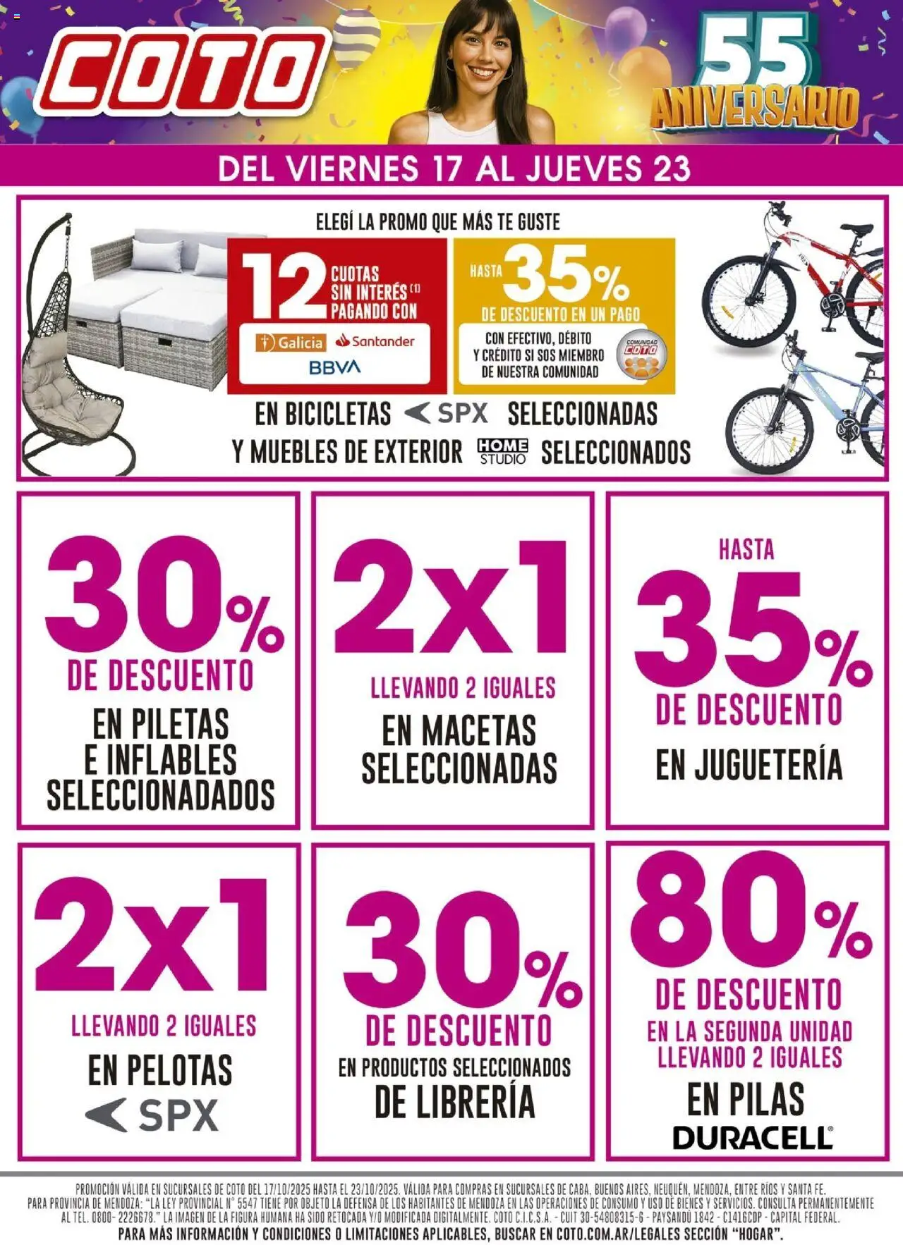 Coto - Hogar │ válido desde el 17.10.2025 | Página: 1 | Productos: Pilas, Té