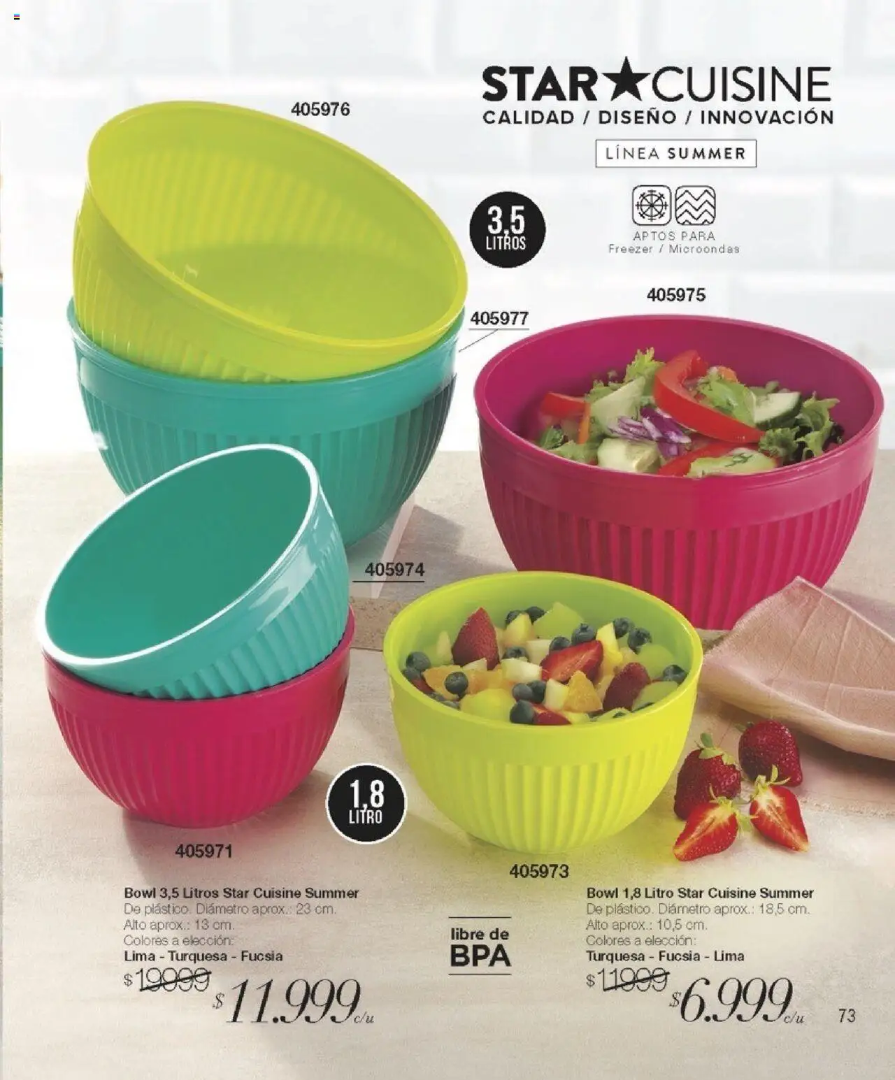 Violetta catálogo │ válido desde el 07.08.2025 | Página: 73 | Productos: Bowl, Lima, Microondas, Freezer