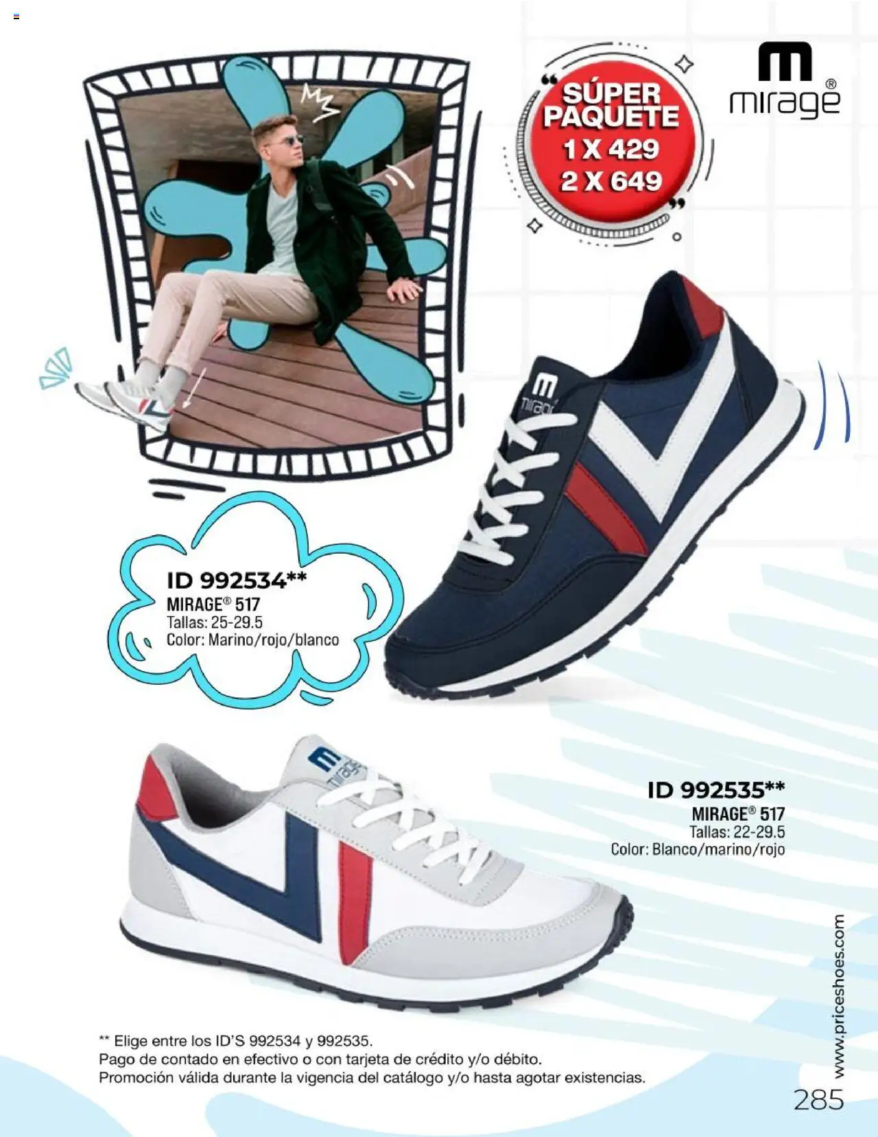 Nuevas ofertas de Price Shoes válidas en toda la República Mexicana desde el 05.05.2025. ¡Encuentra las mejores ofertas en Price Shoes catálogo Todo En 1 2025! | Página: 283