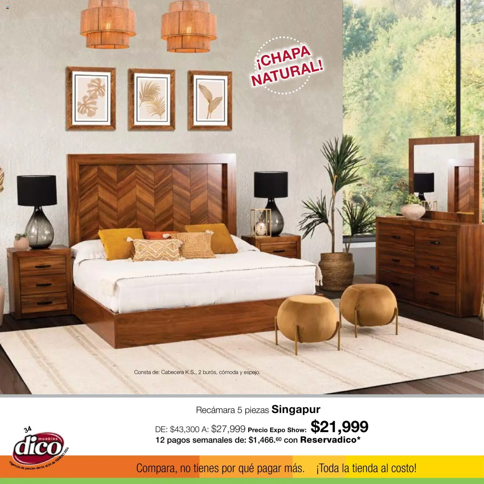 Nuevas ofertas de Muebles Dico válidas en toda la República Mexicana desde el 06.02.2026. ¡Encuentra las mejores ofertas en Muebles Dico catálogo Expo Show! | Página: 34