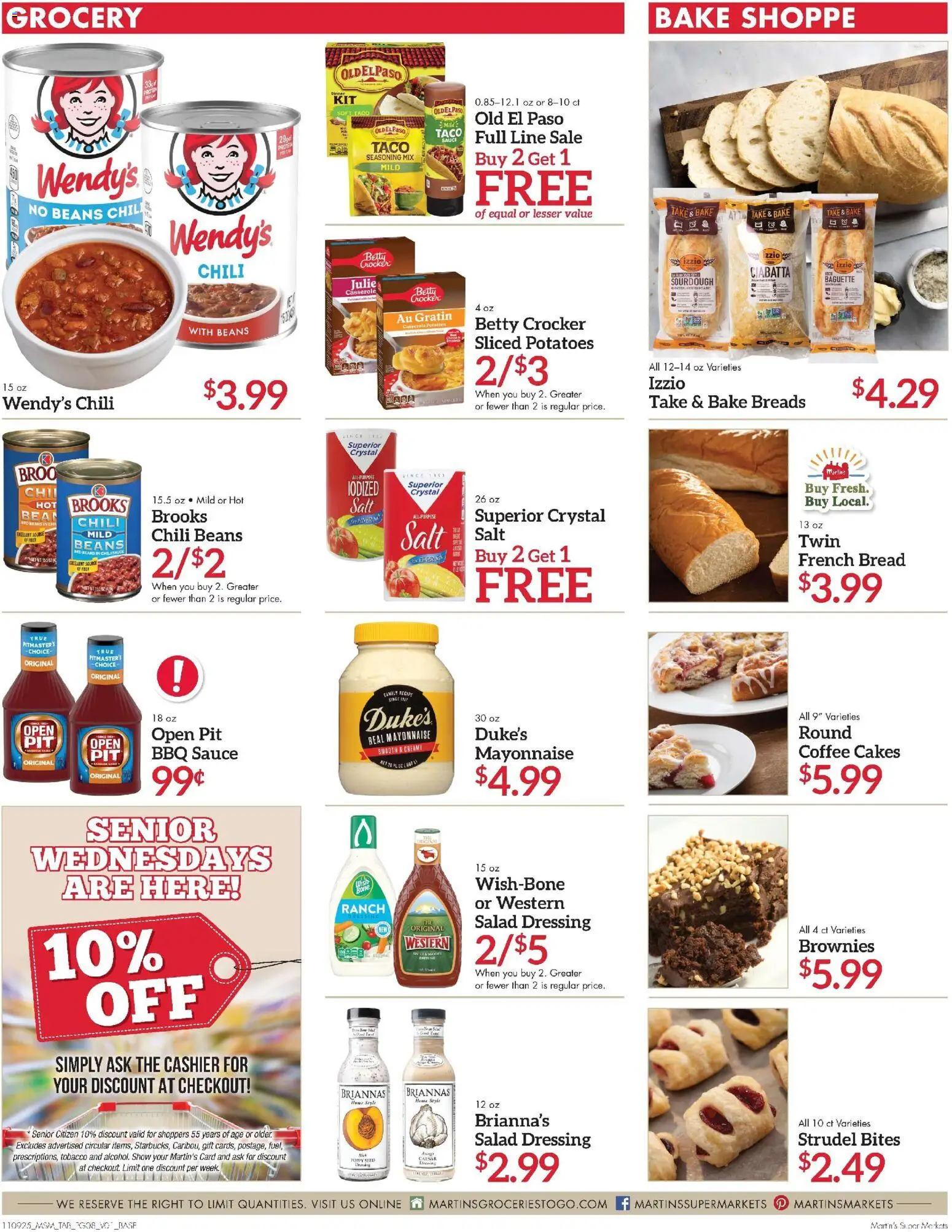 Martin’s Weekly Ad - valid from 09.11.2025 | Page: 8 | Products: Bread, Salad, Mayonnaise, Sauce