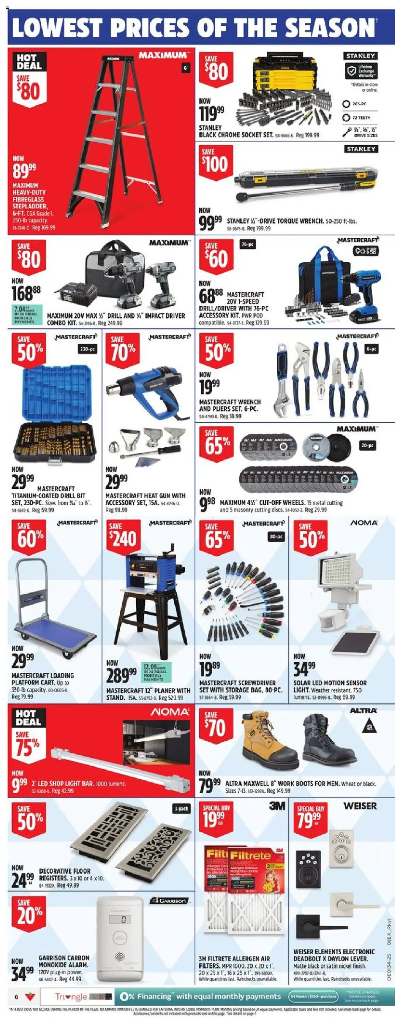Canadian Tire flyer valid from 14.08.2025 | Page: 12 | Products: Boots, Socket