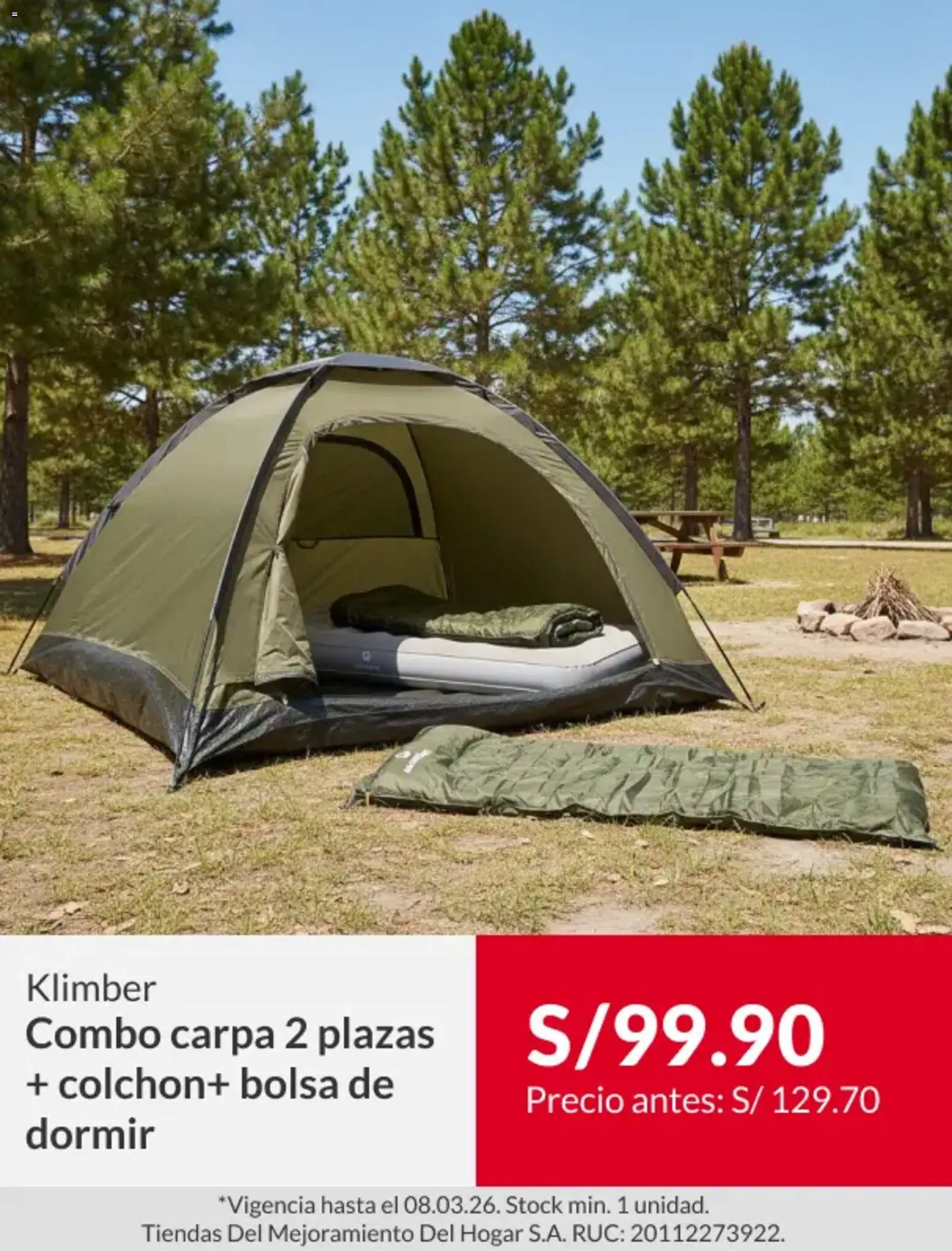 Catálogo Sodimac válido desde 04.03.2026 | Página: 4 | Productos: Colchón, Bolsa