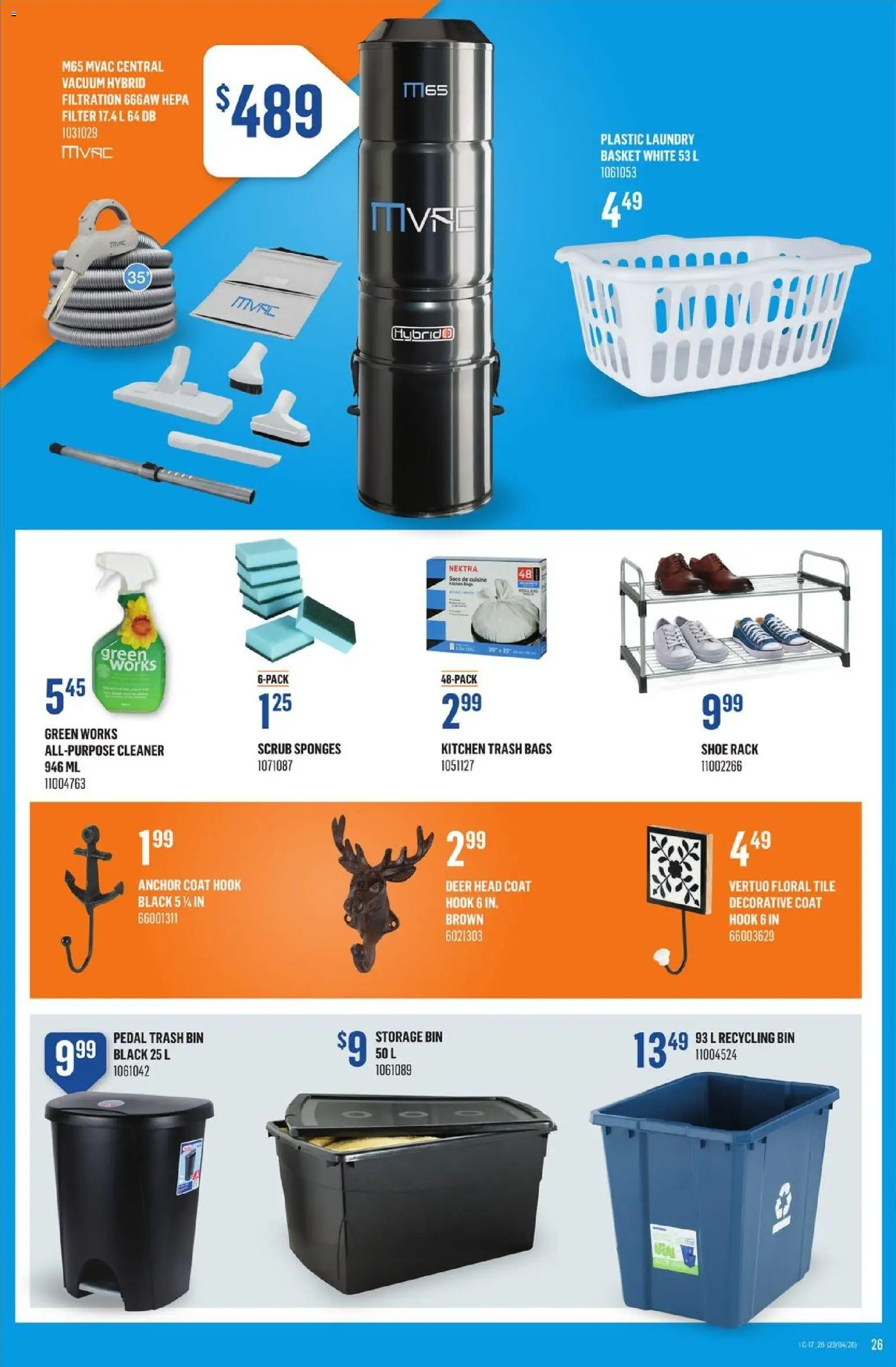 Canac flyer valid from 23.04.2026 | Page: 27 | Products: Basket, Coat