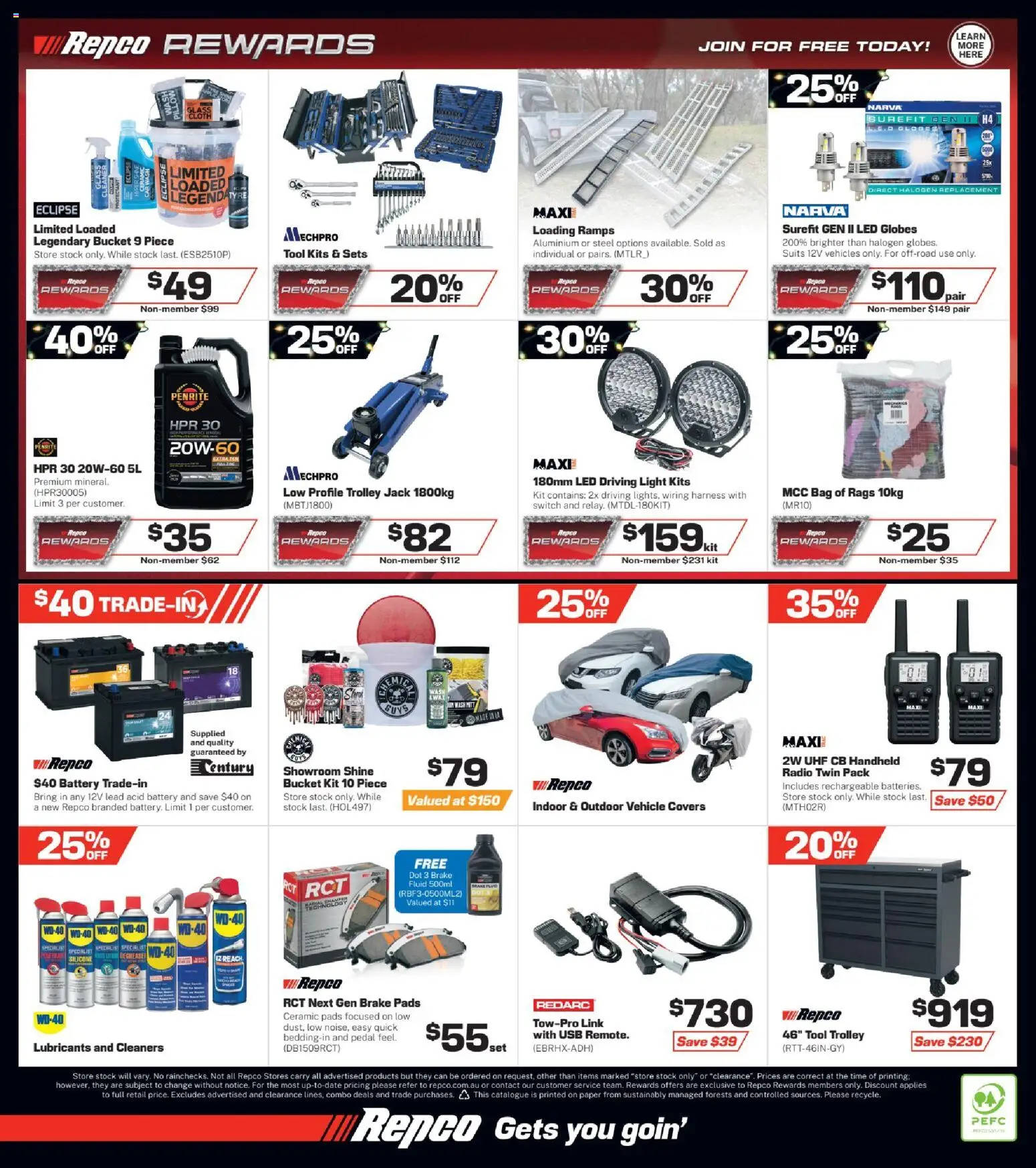 Repco catalogue - valid from 10.12.2025 | Page: 16 | Products: Bucket, Trolley, Radio, Bag