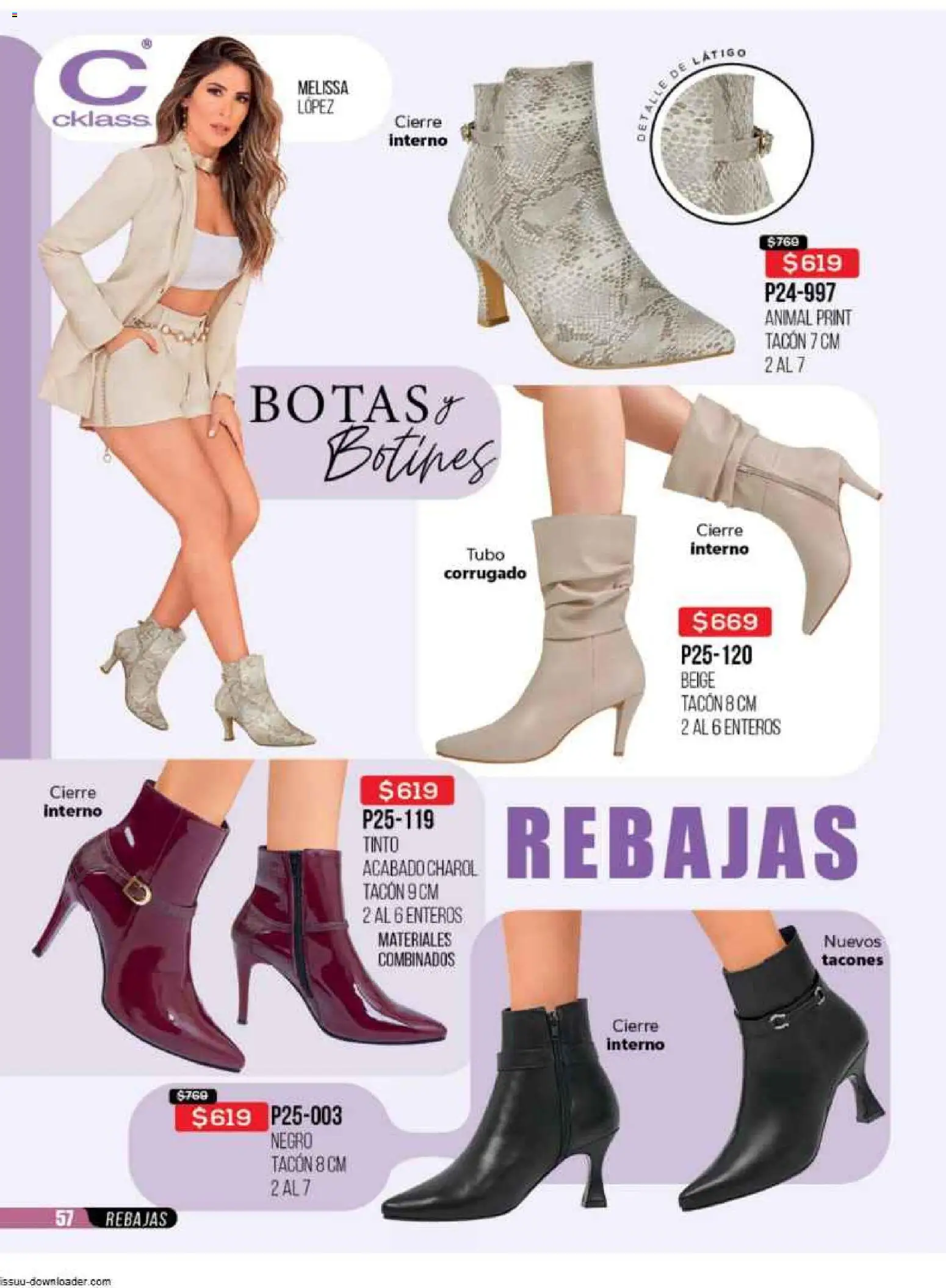 Nuevas ofertas de Cklass válidas en toda la República Mexicana desde el 31.10.2025. ¡Encuentra las mejores ofertas en Cklass catálogo Super Rebajas Ropa! | Página: 331 | Productos: Botines