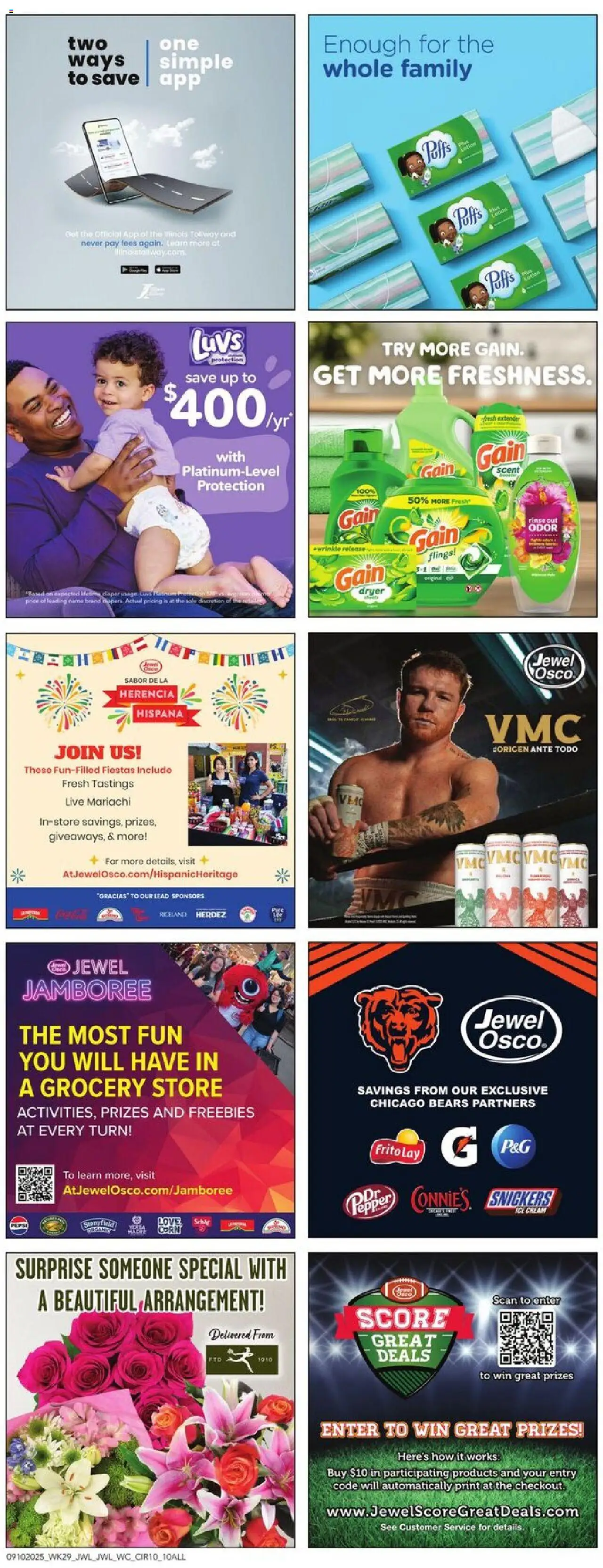 Jewel Osco Weekly Ad - valid from 10.09.2025 | Page: 10 | Products: Corn, Cream, Ice cream, Dryer