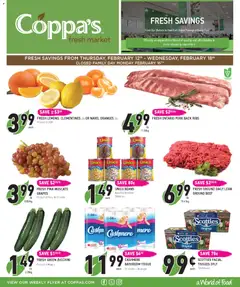 Preview of Coppas Fresh Market weekly flyer / circulaire from shop Coppas Fresh Market valid from 12.02.2026