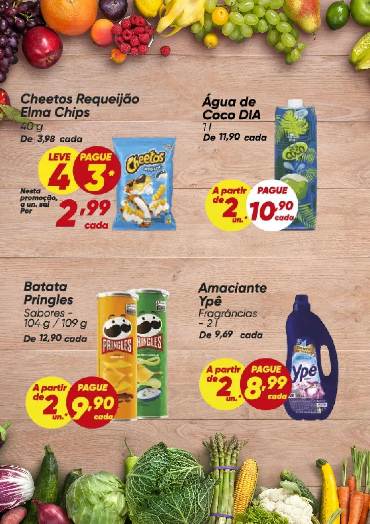 Dia Folheto - válido de 11.08.2025 | Página: 6 | Produtos: Elma Chips, Cheetos, Batata, Requeijão