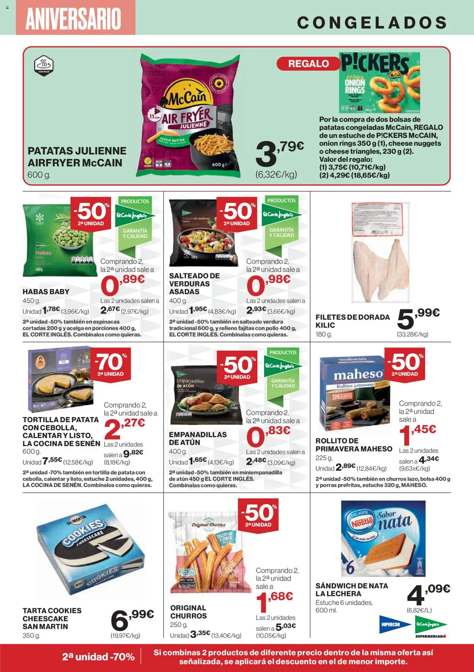Nuevas ofertas de El Corte Inglés válidas en toda la República Mexicana desde el 23.10.2025. ¡Encuentra las mejores ofertas en El Corte - Catálogo Que necesitas hoy! | Página: 13 | Productos: Pollo, Acelga, Bolsa, Barra