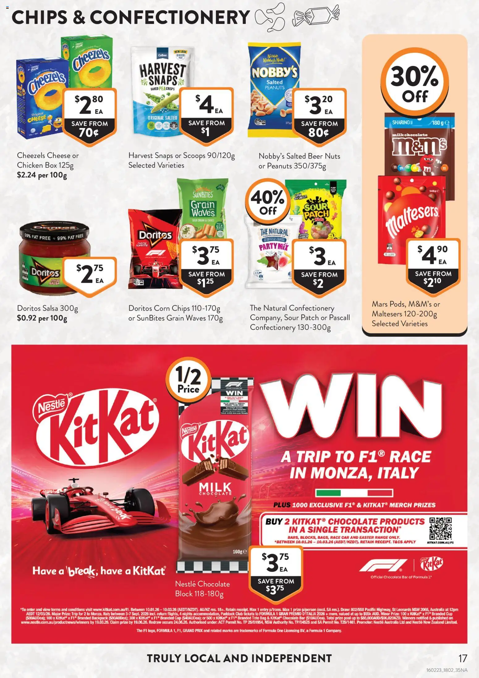 Foodworks catalogue - valid from 18.02.2026 | Page: 17 | Products: Box, Cheese, Beer, Cap