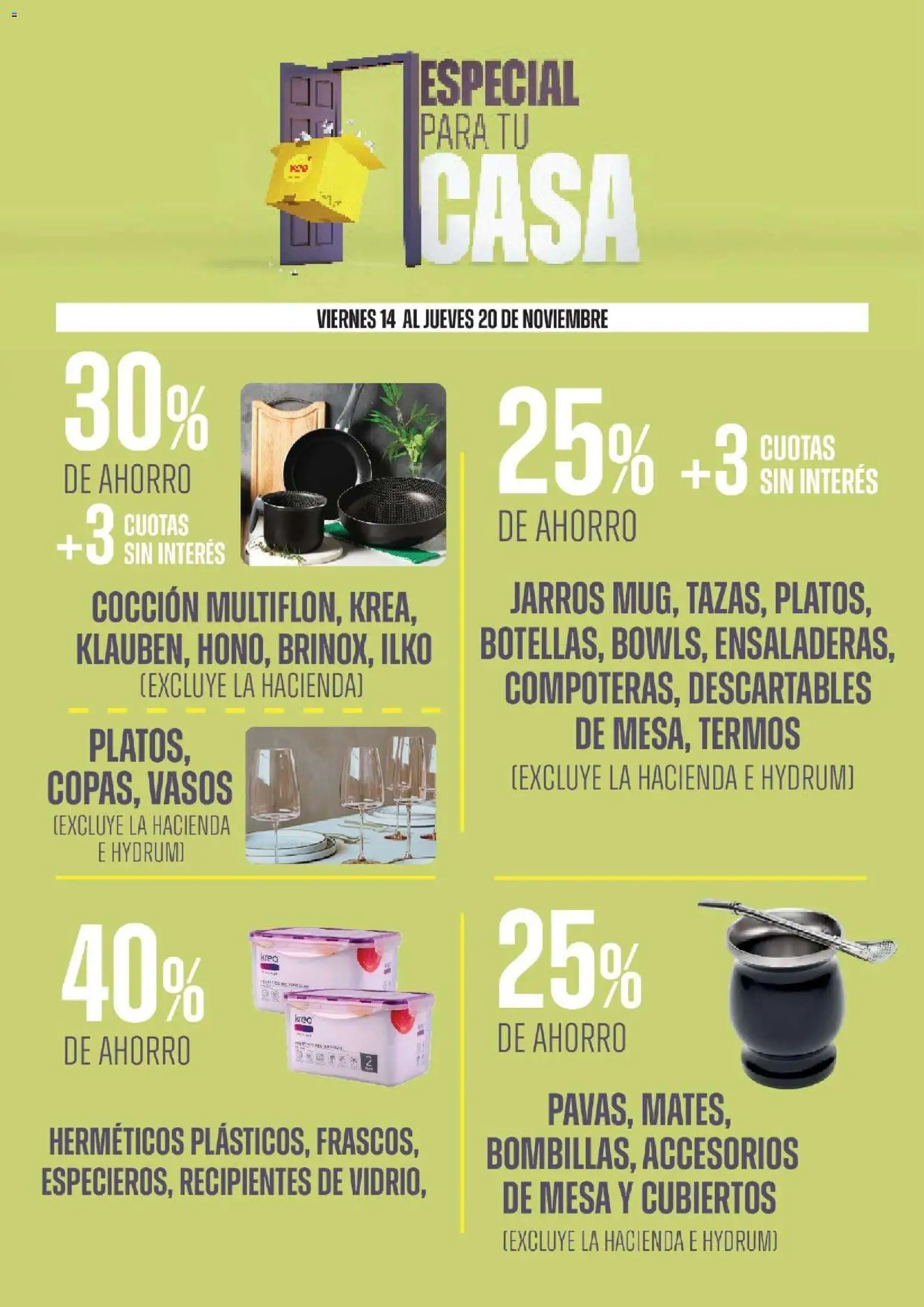 Vea - Ofertas especial para tu casa │ válido desde el 14.11.2025 | Página: 7 | Productos: Mesa, Vasos