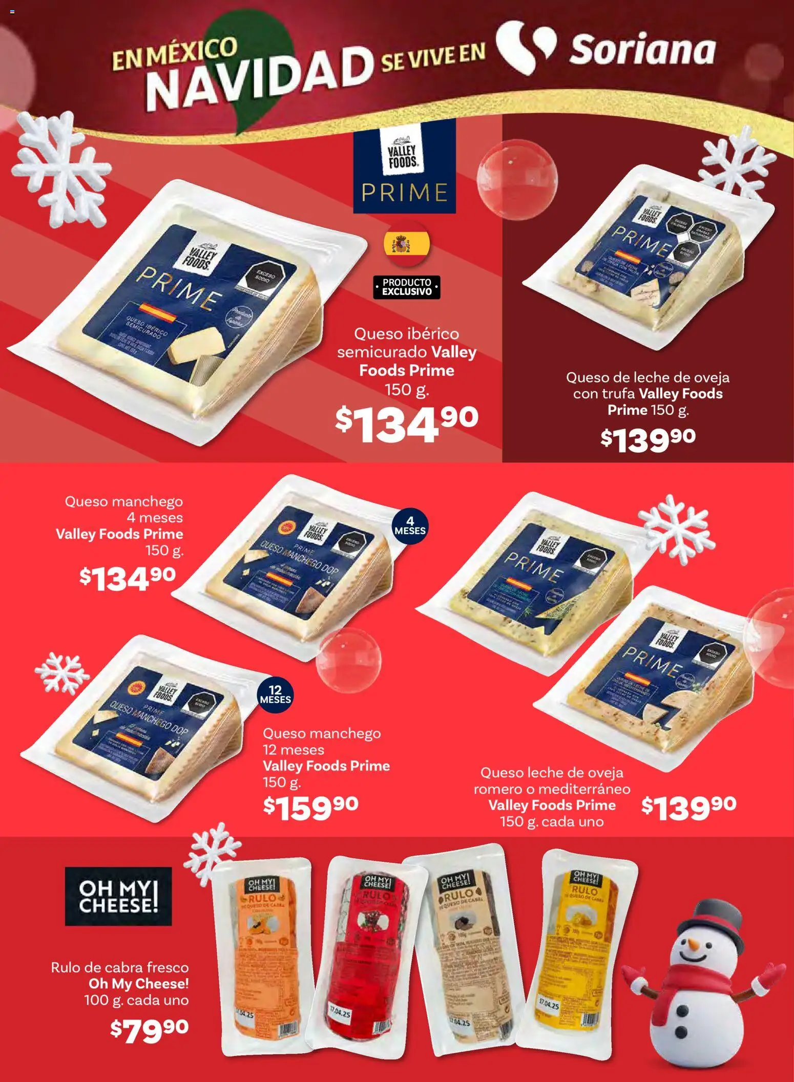 Nuevas ofertas de Soriana válidas en toda la República Mexicana desde el 11.12.2025. ¡Encuentra las mejores ofertas en Soriana - Preciazazaso Súper: Ags, Col, Gto, Jal, Mich! | Página: 53 | Productos: Leche, Queso