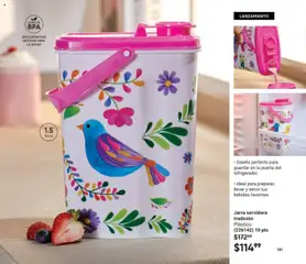 Vista previa de Jarra servidora tradición, Plástico. (226142) 10 pts, nuevo folleto de la tienda, válido en México a partir del 20.12.2025 | Página: 183 | Productos: Jarra
