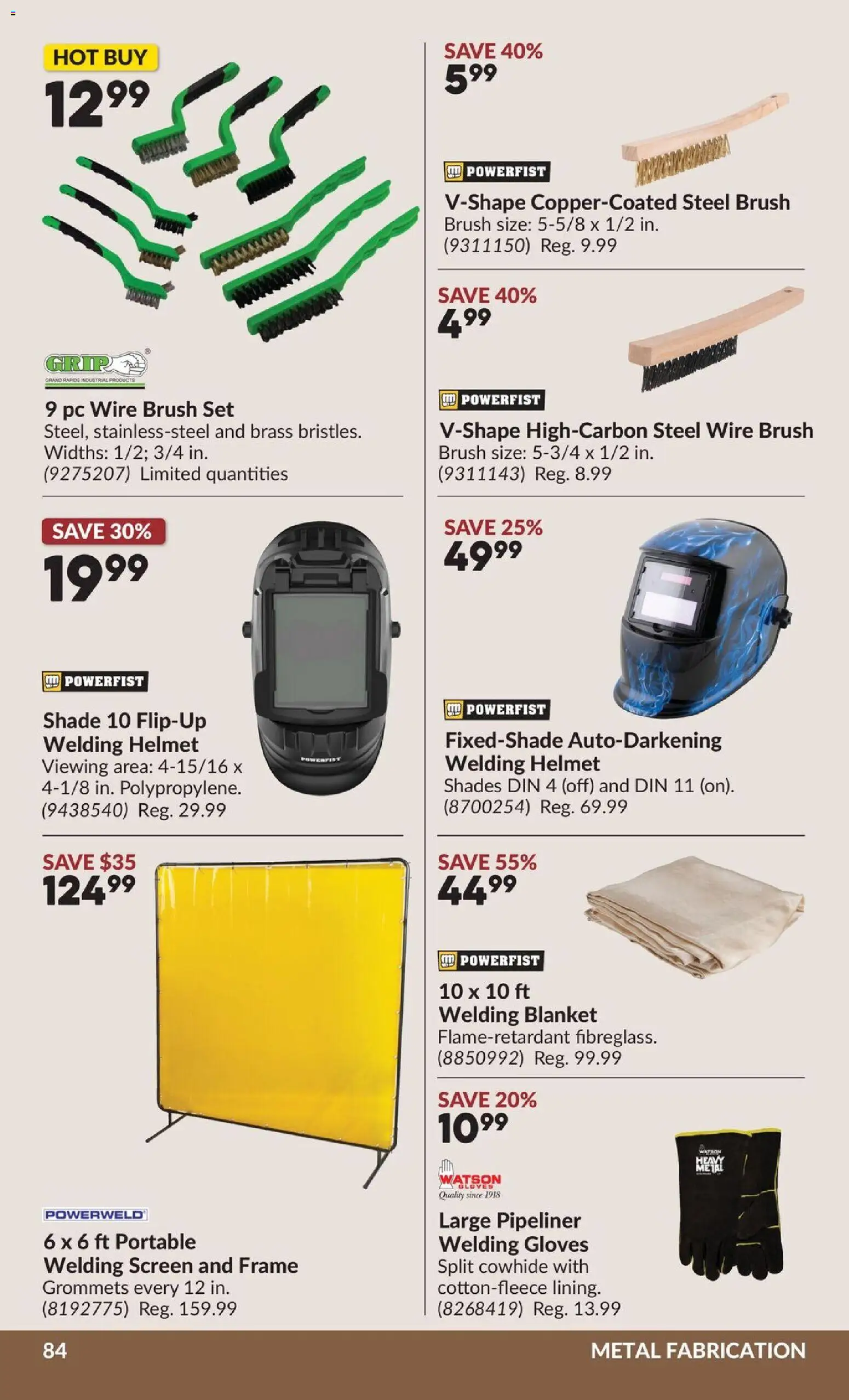 Princess Auto flyer valid from 24.03.2026 | Page: 92 | Products: Gloves, PC, Brush, Blanket