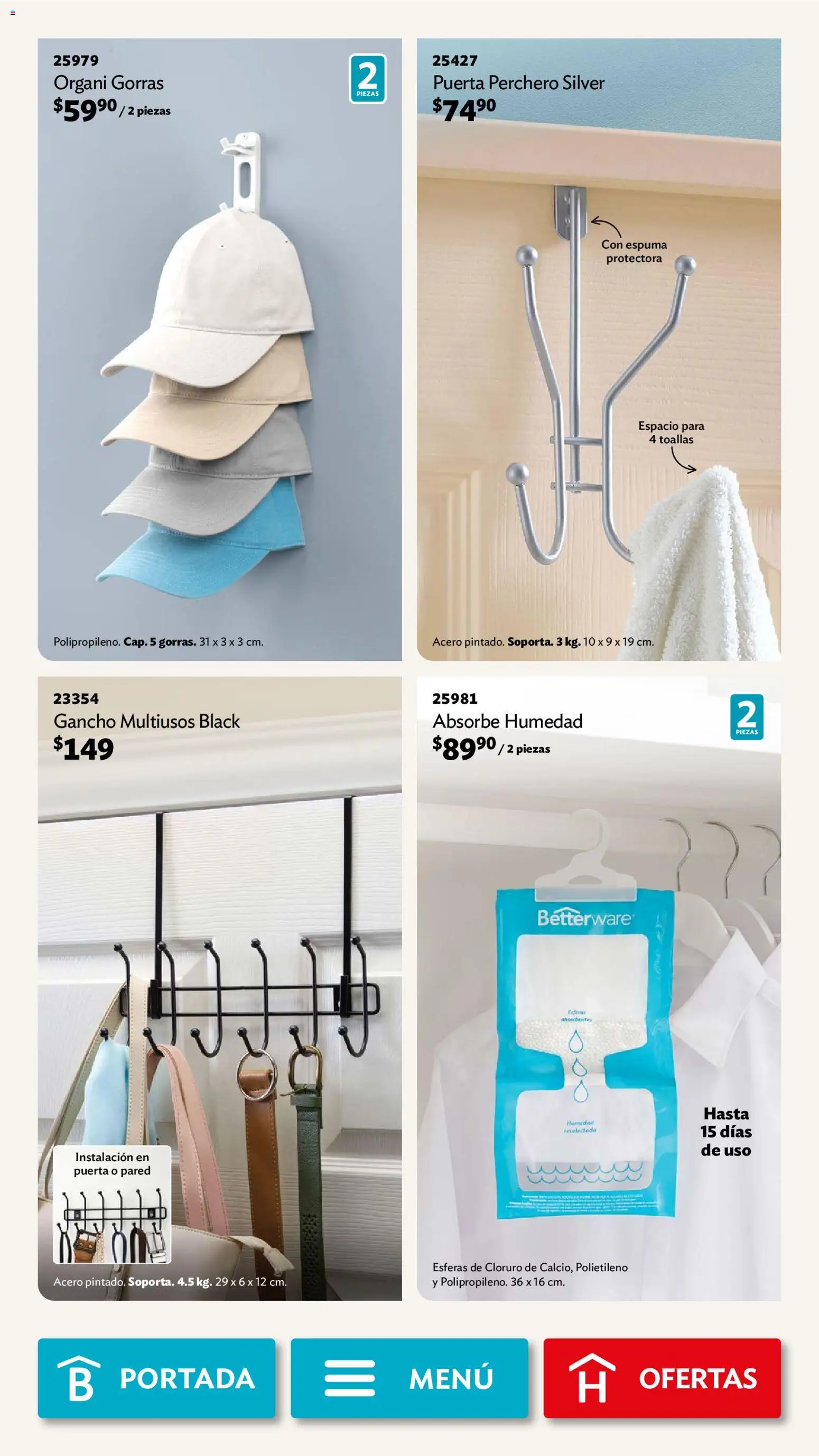 Nuevas ofertas de Betterware válidas en toda la República Mexicana desde el 02.02.2026. ¡Encuentra las mejores ofertas en Betterware campaña 2 2026! | Página: 20 | Productos: Espuma, Toallas, Perchero