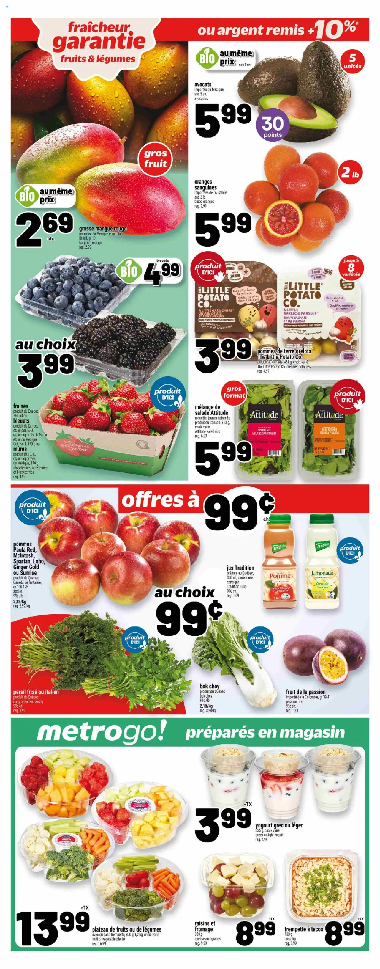 Metro flyer valid from 25.09.2025 | Page: 6 | Products: Cheese, Yogurt, Juice, Apples