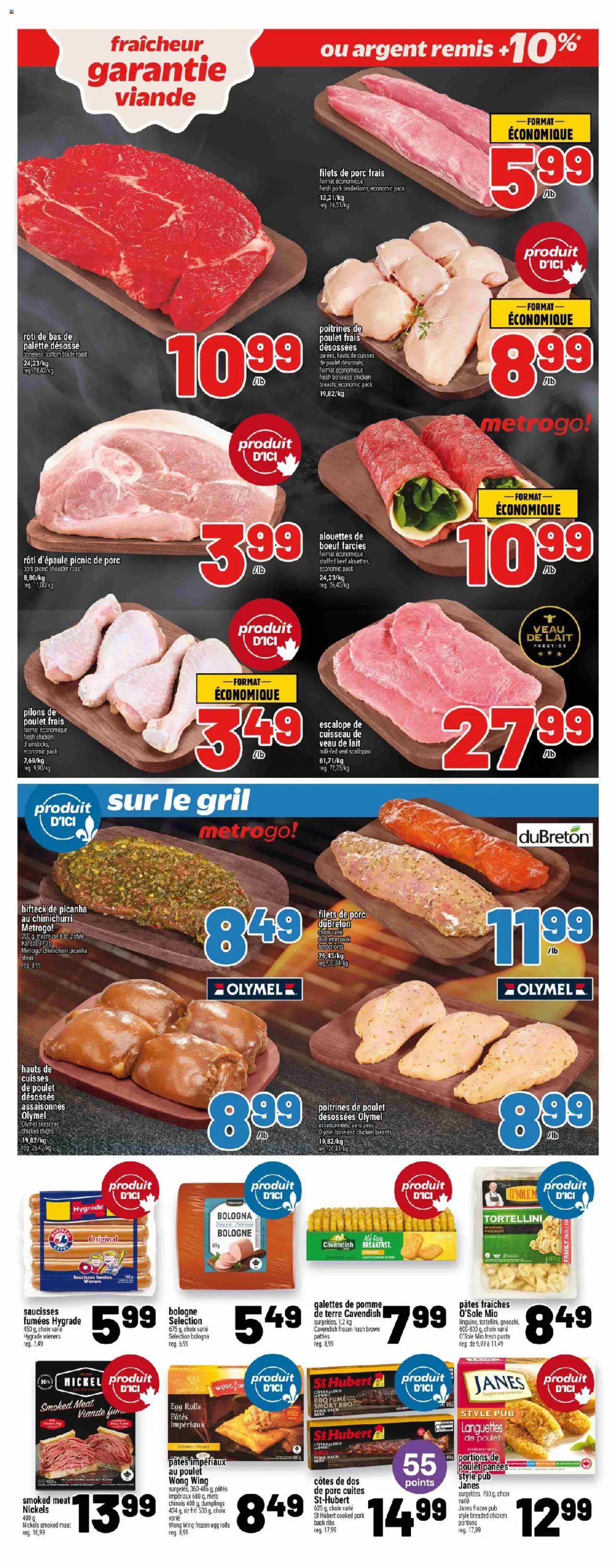 Metro flyer valid from 21.08.2025 | Page: 11 | Products: Beef, Pasta, Chicken breasts, Chicken
